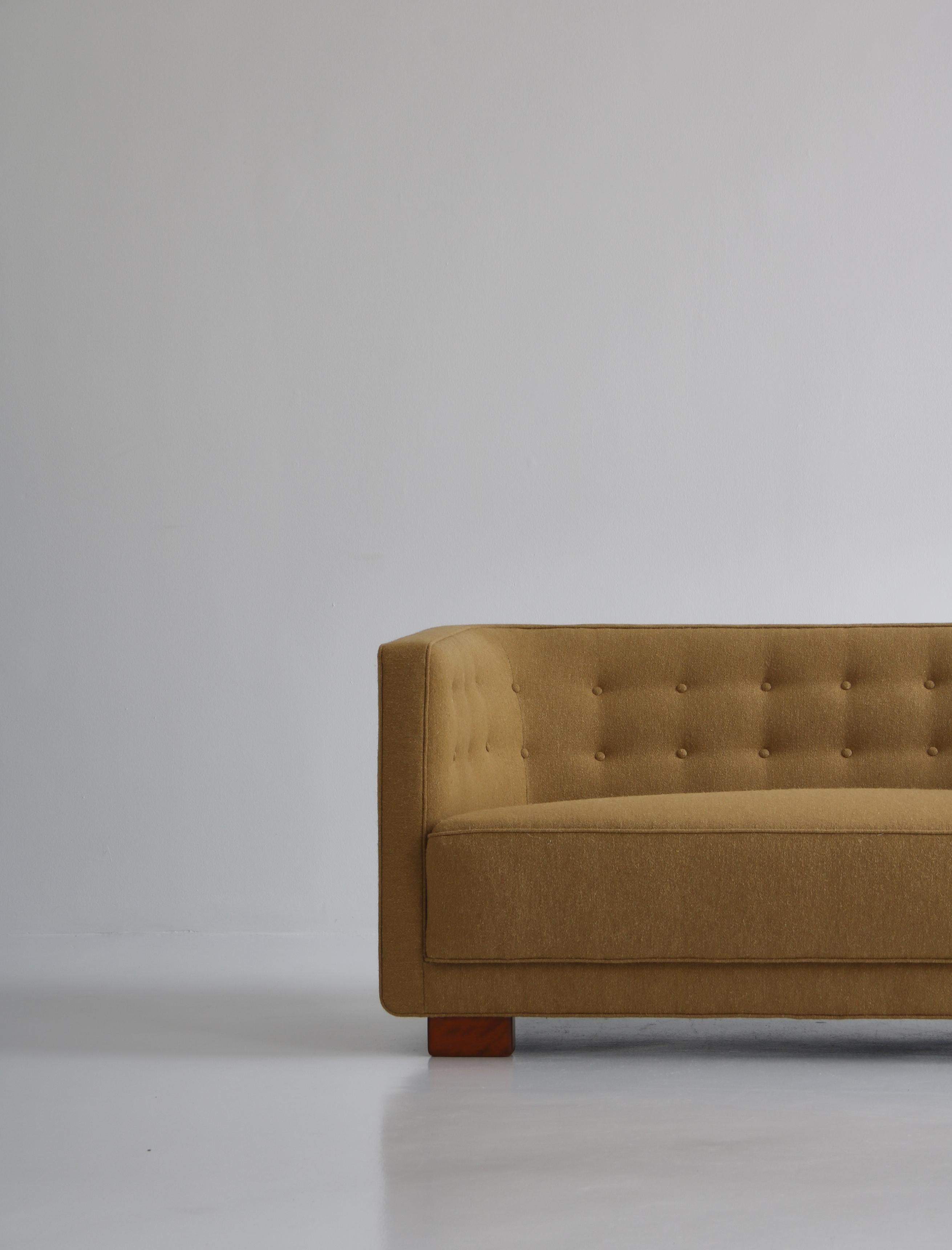 Zweisitzer-Sofa im Art déco-Stil der frühen 1930er Jahre von Flemming Lassen, Dänemark (Skandinavische Moderne) im Angebot