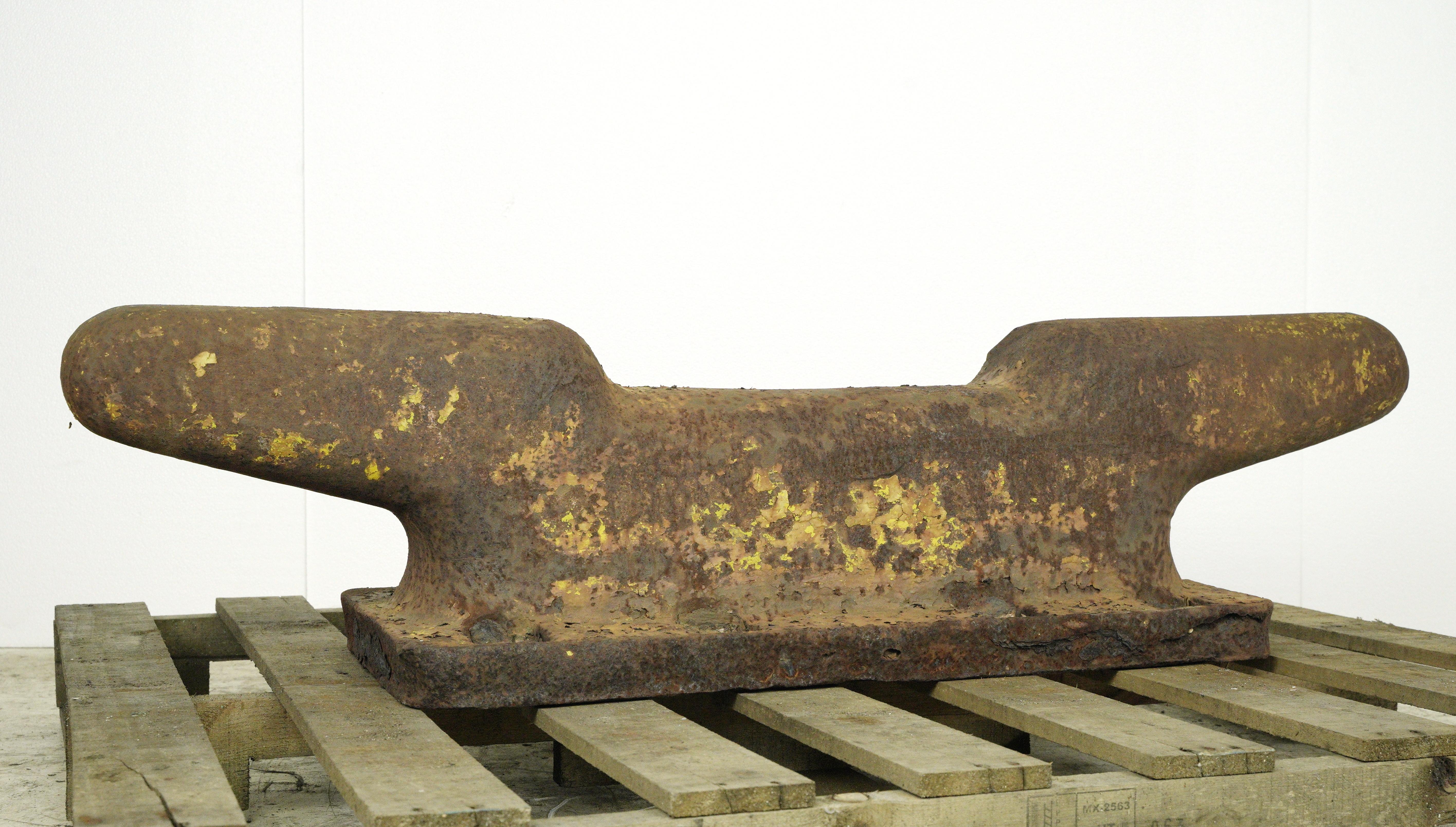 Mid-20th Century Early 1940s 47 in. Cast Iron Deck Cleat For Sale