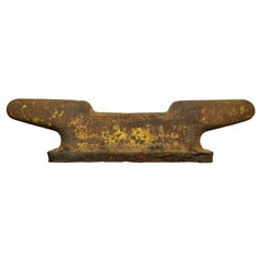 Early 1940s 47 in. Cast Iron Deck Cleat