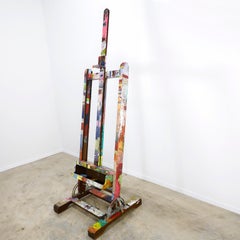 Early 1950 Adjustable Artist Easel.