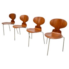 Early 1950's Arne Jacobsen Ant Chairs for Fritz Hansen