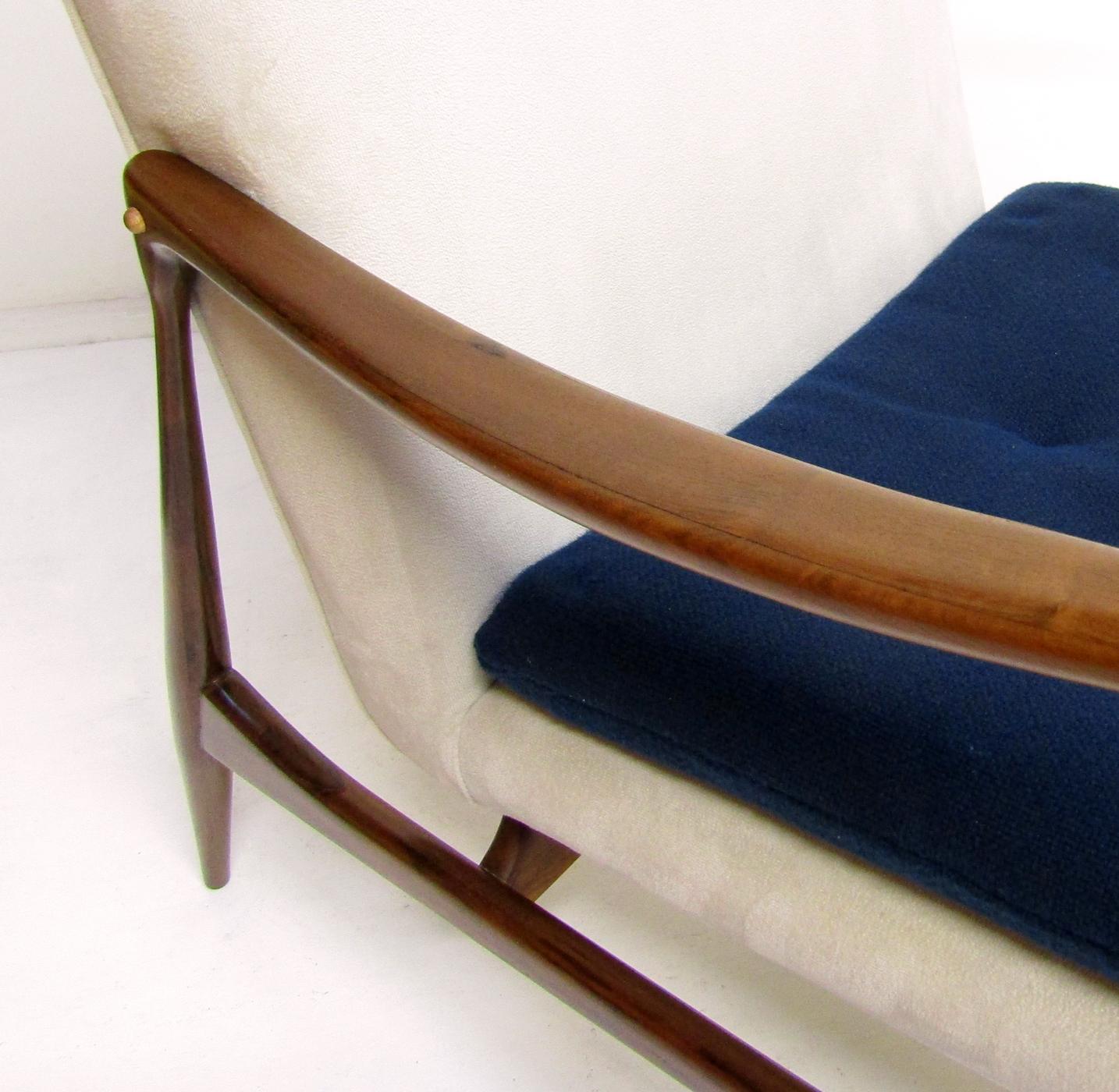 Early 1950s Brazilian Dinamarquesa Chair in Palisander by Jorge Zalszupin 6