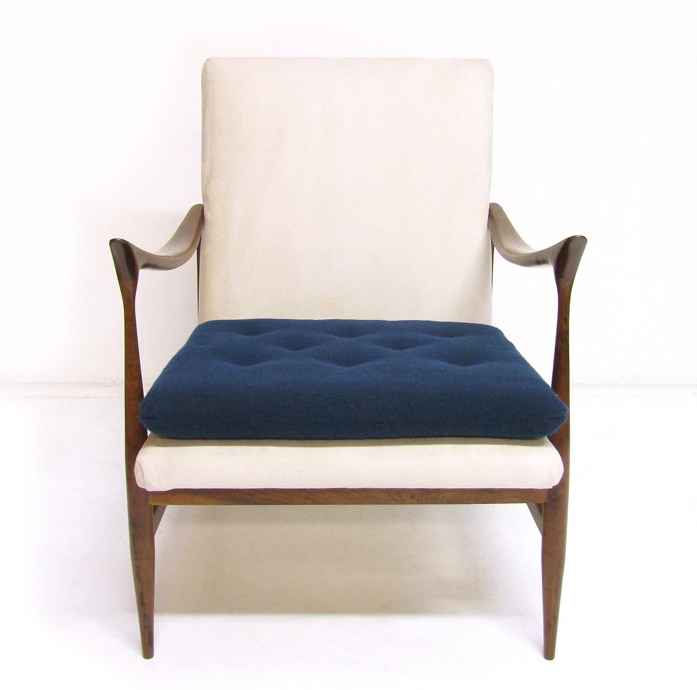 Mid-Century Modern Early 1950s Brazilian Dinamarquesa Chair in Palisander by Jorge Zalszupin