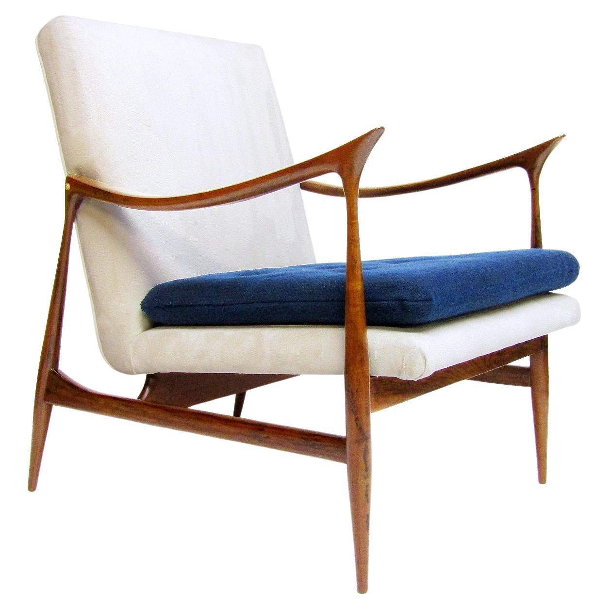 Early 1950s Brazilian Dinamarquesa Chair in Palisander by Jorge Zalszupin