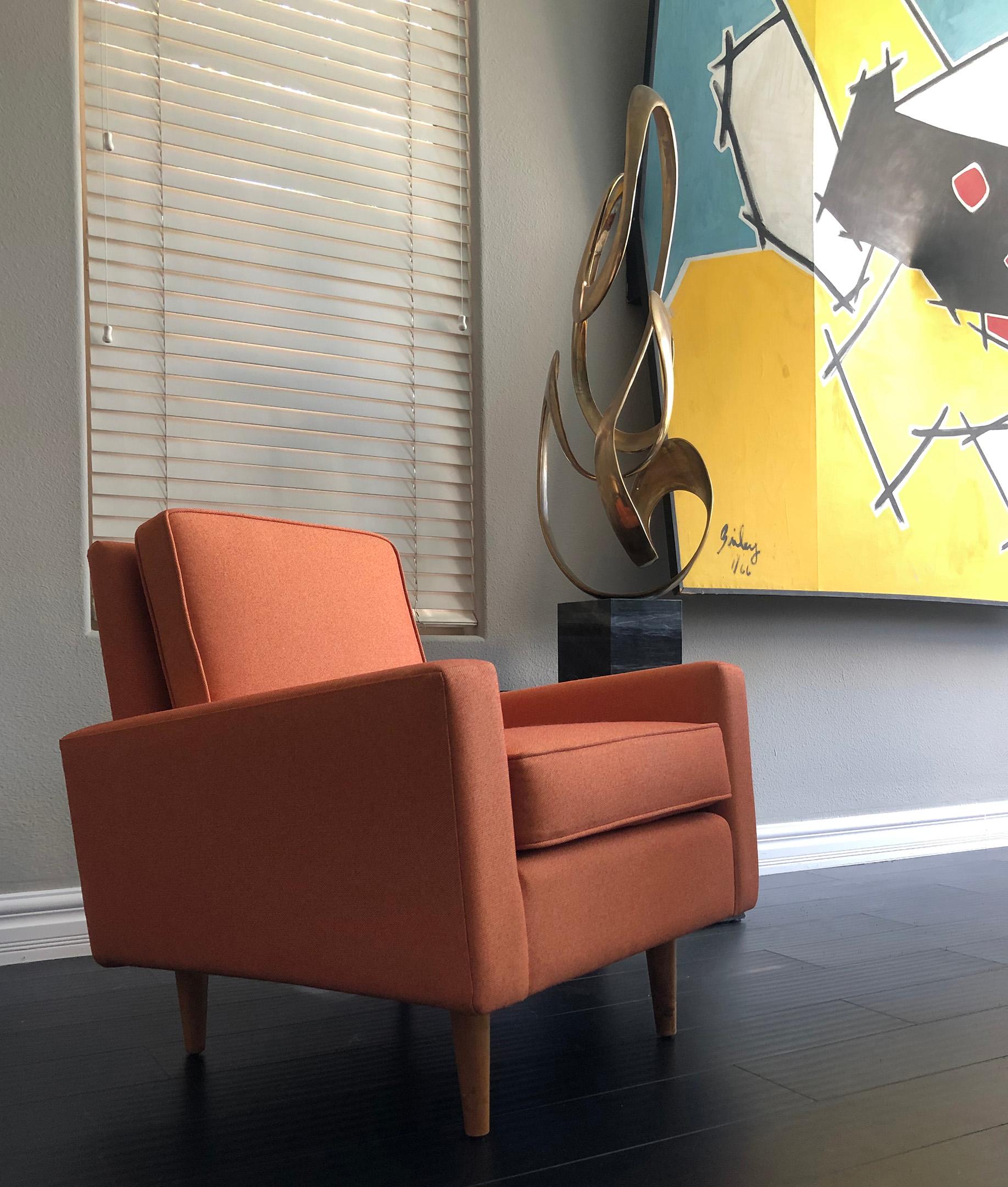American Early 1950s Florence Knoll Lounge Chair