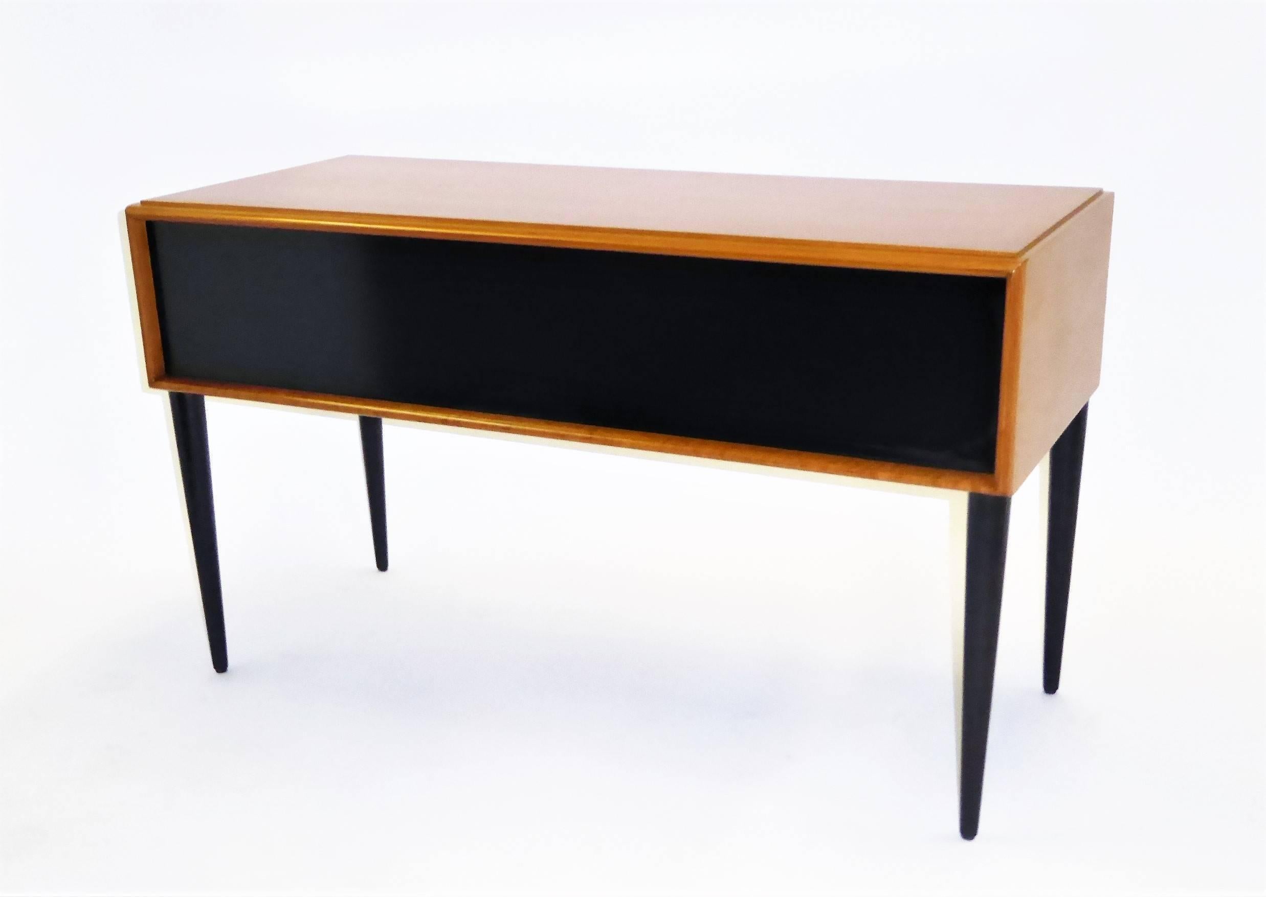 Vanité de bureau Paul Frankl du début des années 1950 pour les meubles John Stuart Johnson 4