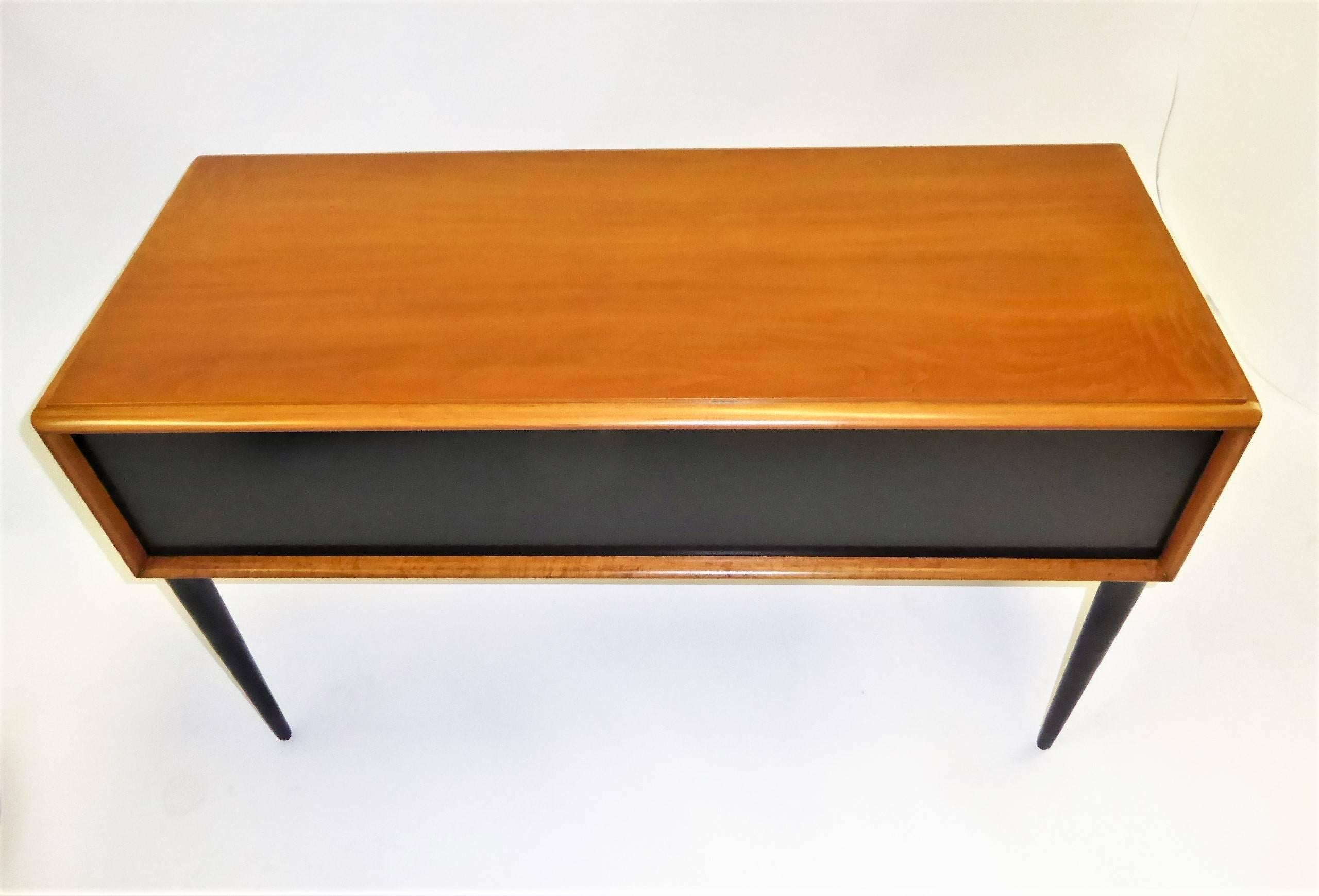 Vanité de bureau Paul Frankl du début des années 1950 pour les meubles John Stuart Johnson 6