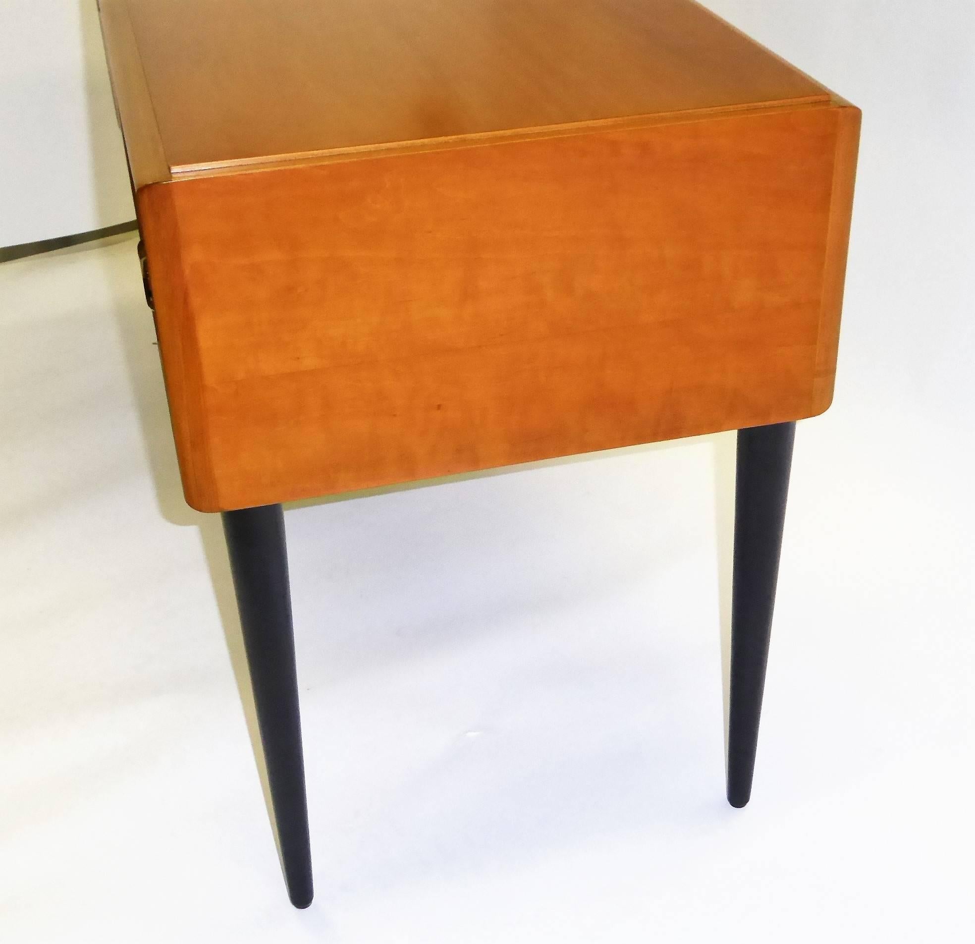 Milieu du XXe siècle Vanité de bureau Paul Frankl du début des années 1950 pour les meubles John Stuart Johnson
