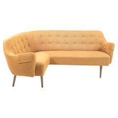 Retro Early 1950s Rare Danish Corner Sofa