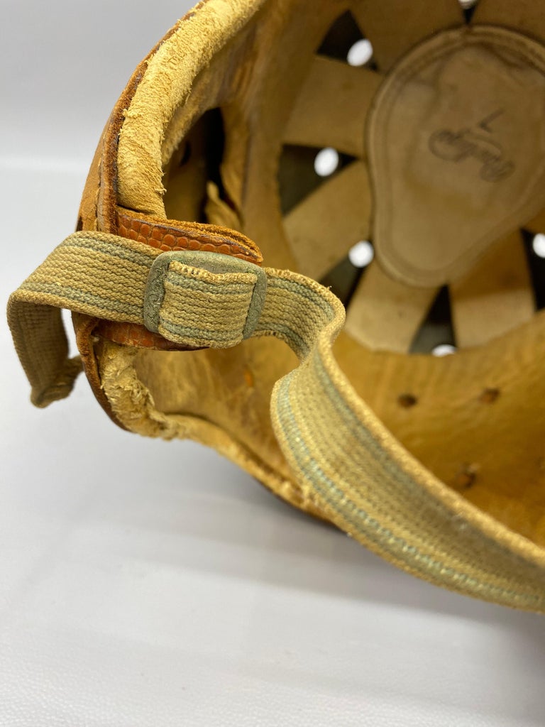 Early 1950s Rawlings Leather Youth Football Helmet at 1stDibs Early 1950s Rawlings Leather Youth Football Helmet at 1stDibs