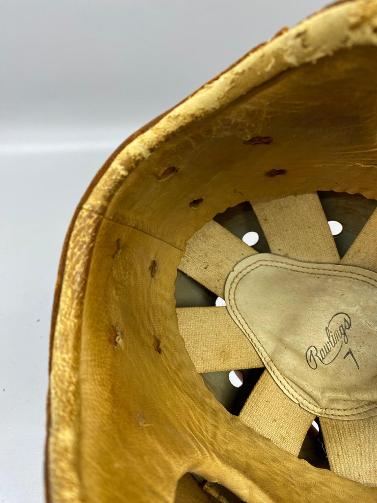 Casque de football Rawlings ancien école SUSPENSION style vintage 1950-60