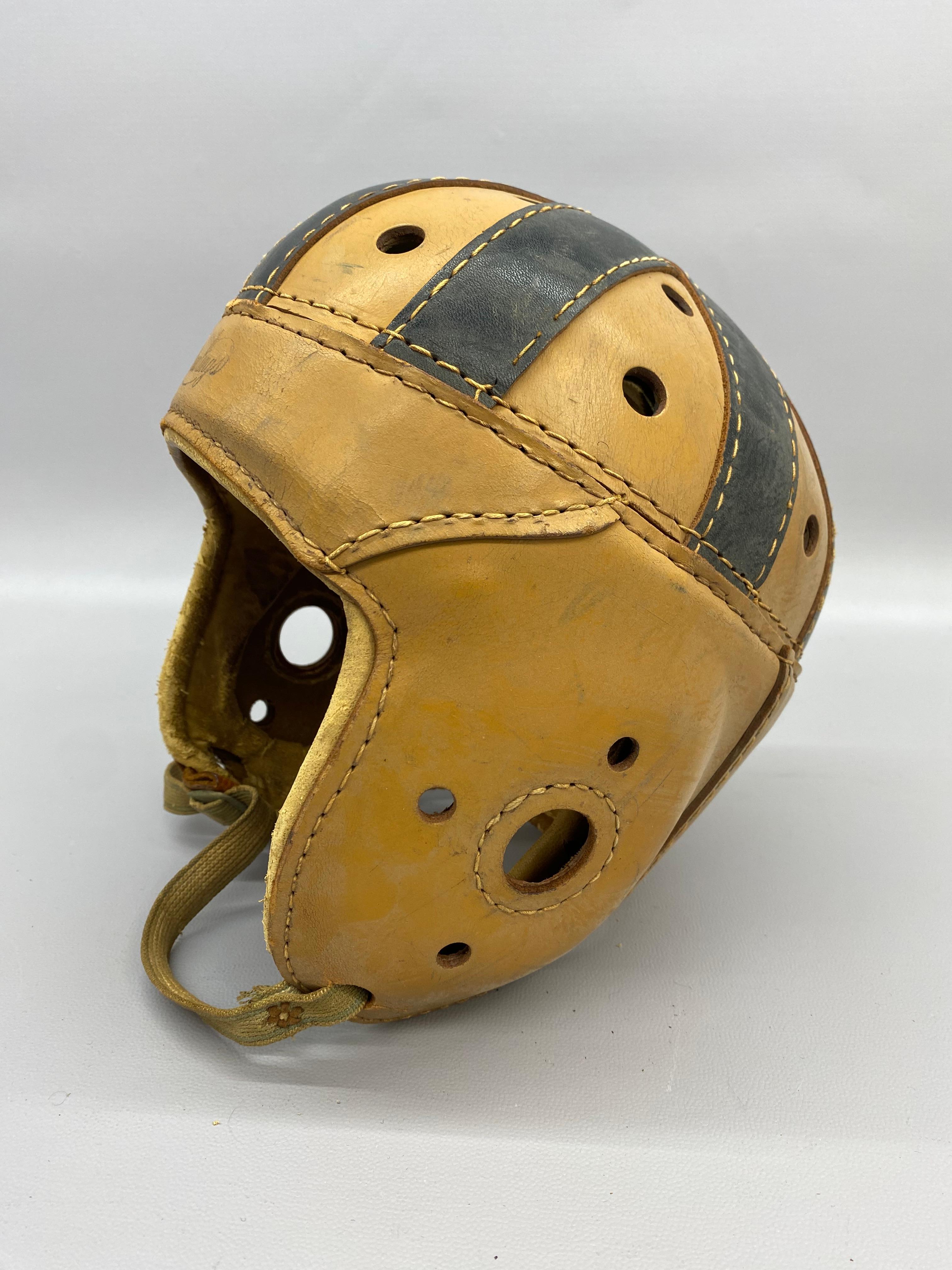 Frühe 1950er Rawlings Leder-Jugend-Football- Helm (Moderne)