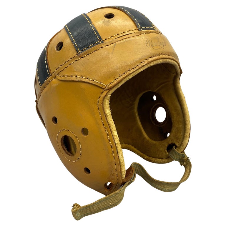 Early 1950s Rawlings Leather Youth Football Helmet at 1stDibs Early 1950s Rawlings Leather Youth Football Helmet at 1stDibs