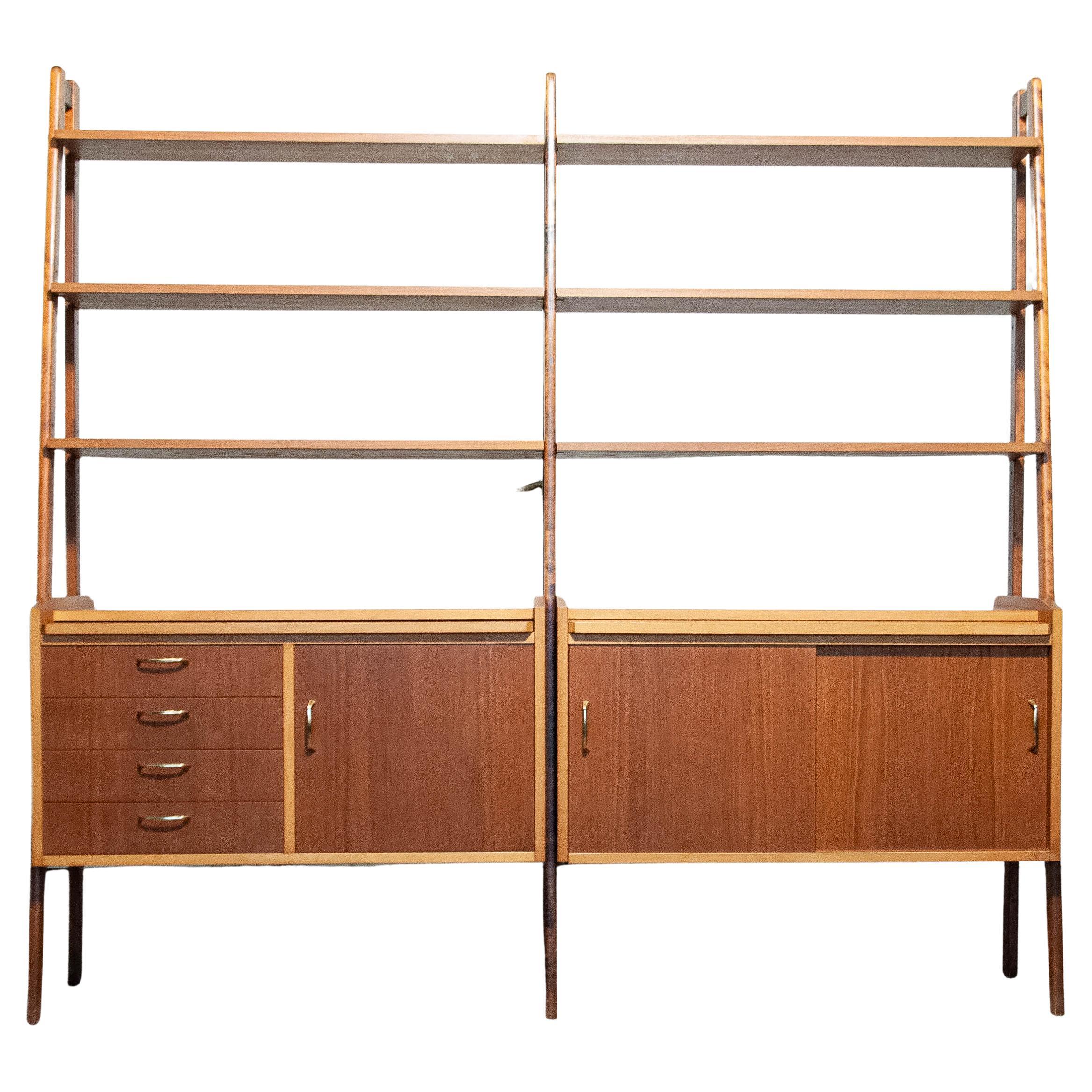 Glazed Teak 'Chanel' Wall Cabinet - Ca 1930 Glazed Teak 'Chanel' Wall Cabinet - Ca 1930