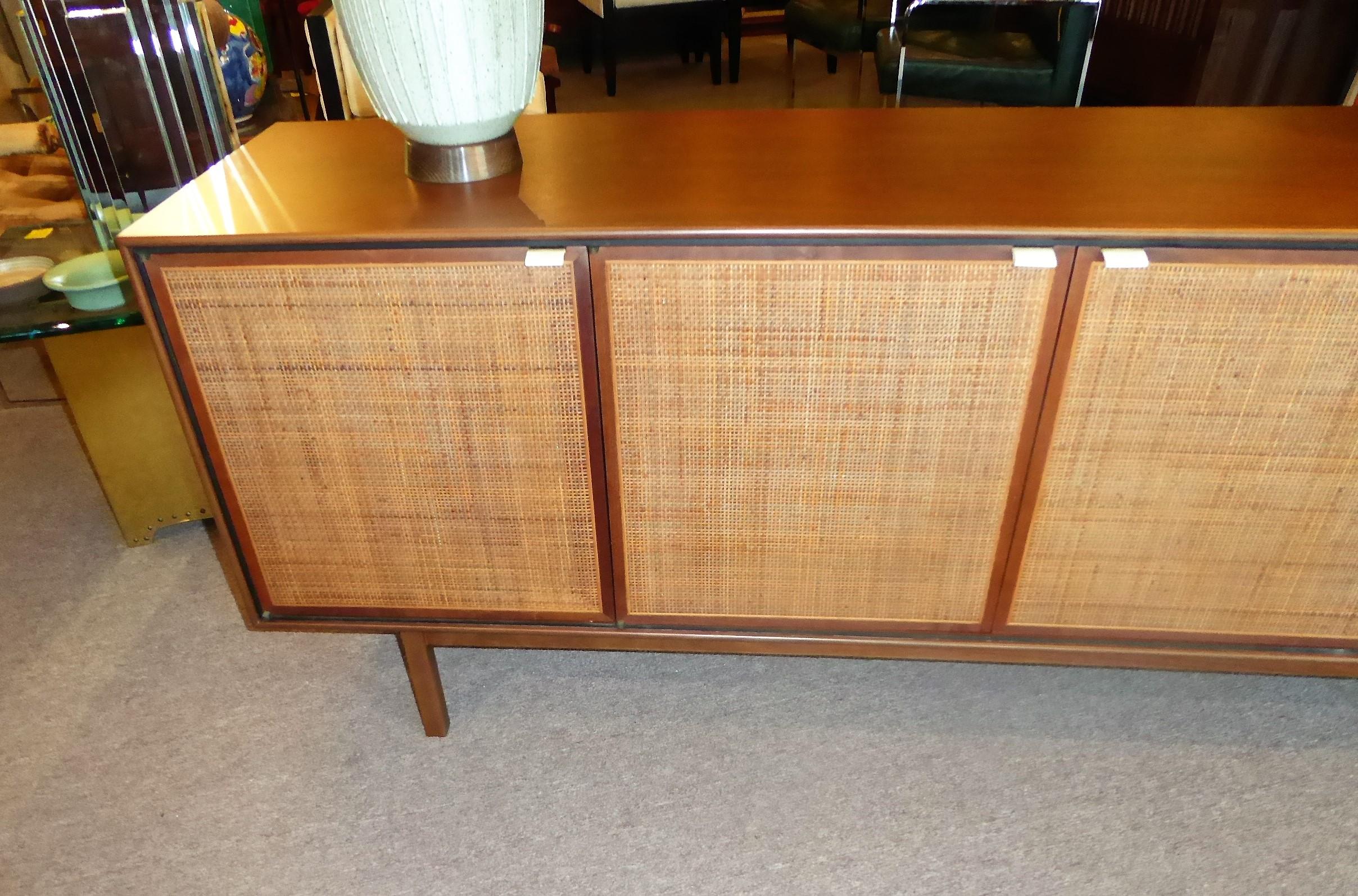 Early 1960s Founders Furniture Florence Knoll Style Walnut Credenza 1