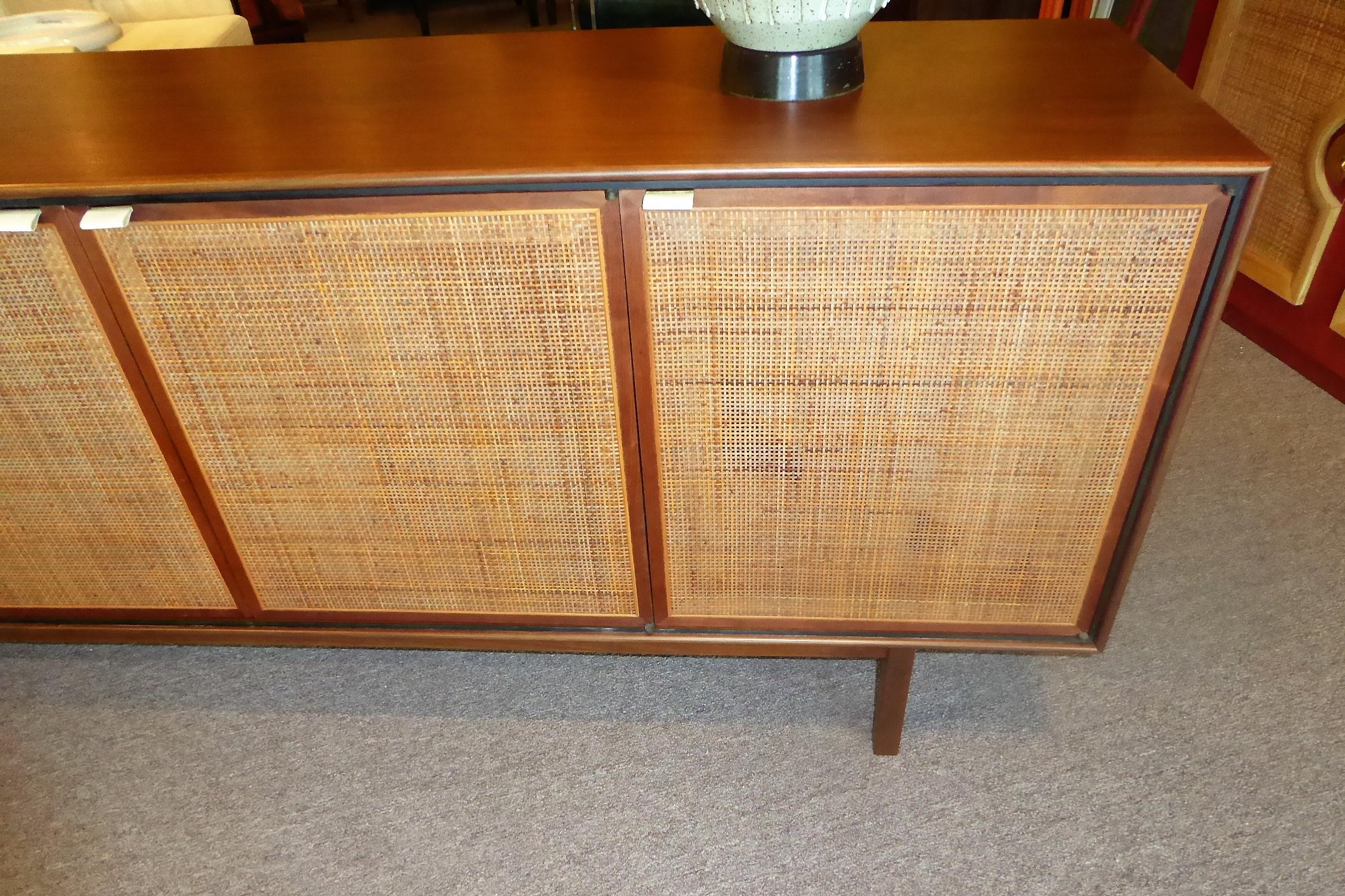 Early 1960s Founders Furniture Florence Knoll Style Walnut Credenza 2