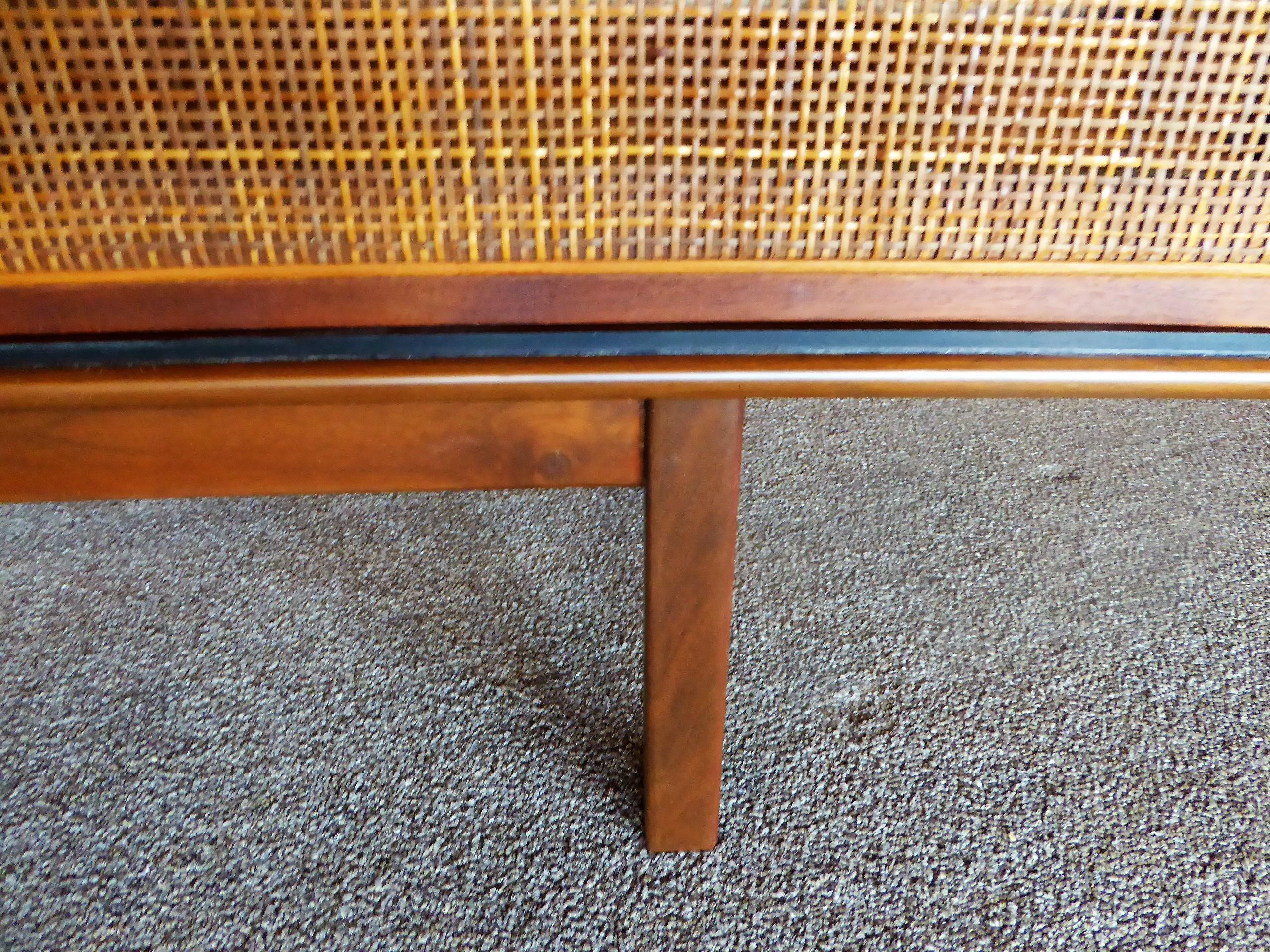 Early 1960s Founders Furniture Florence Knoll Style Walnut Credenza 10
