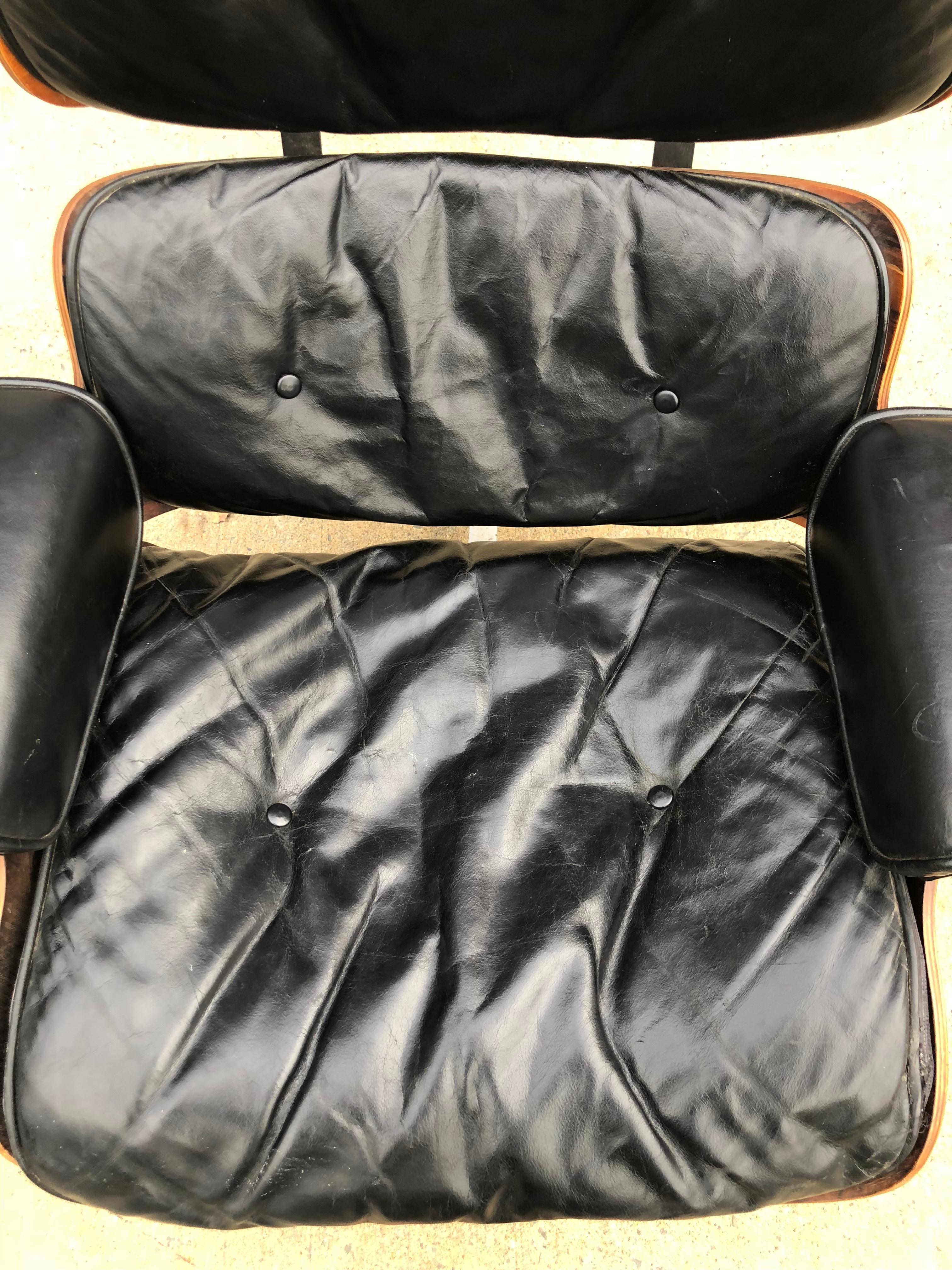 Early 1960s Herman Miller Eames Lounge Chair In Good Condition In Brooklyn, NY