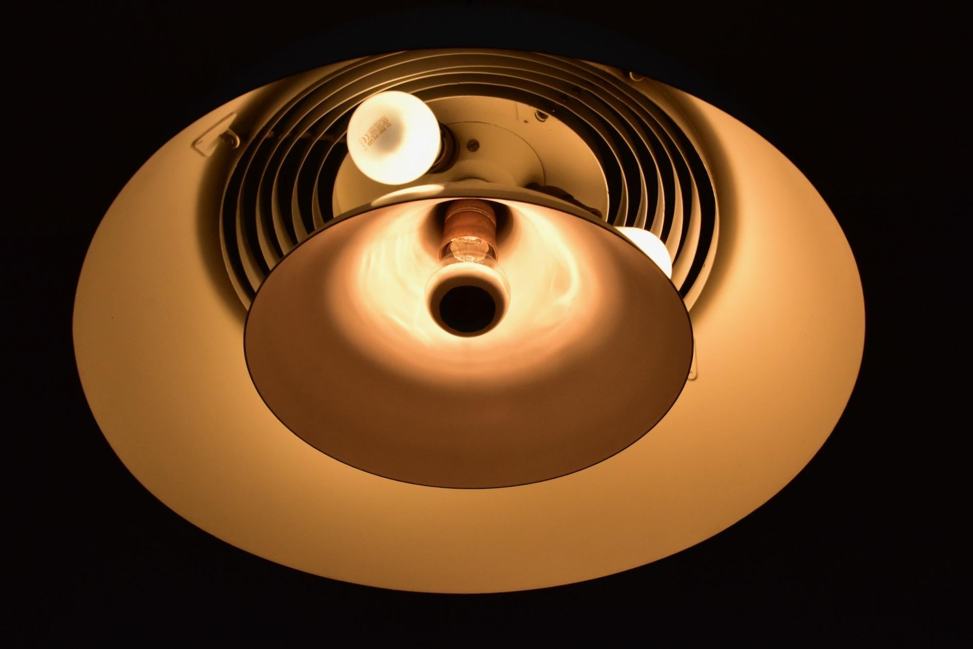 Early 1960s Large Grey Arne Jacobsen AJ Royal Pendant Lamp by Louis Poulsen 4