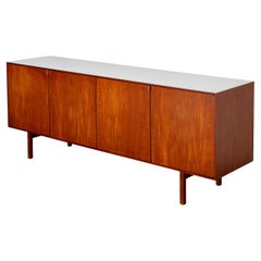 Early 1960s Teak Minimalist Credenza Florence Knoll for Knoll Associates Inc