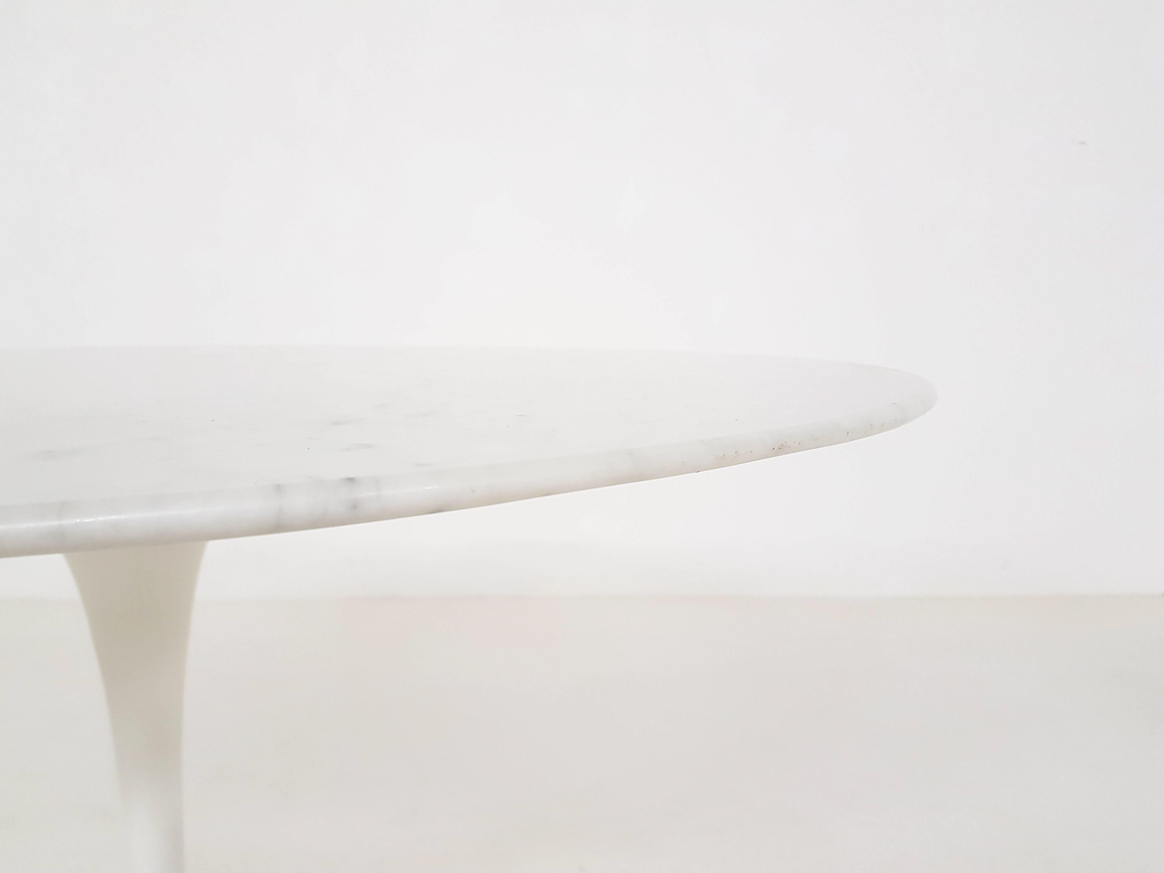 20th Century Early 1969 Marble Eero Saarinen Tulip Dining Table and Chairs for Knoll Int