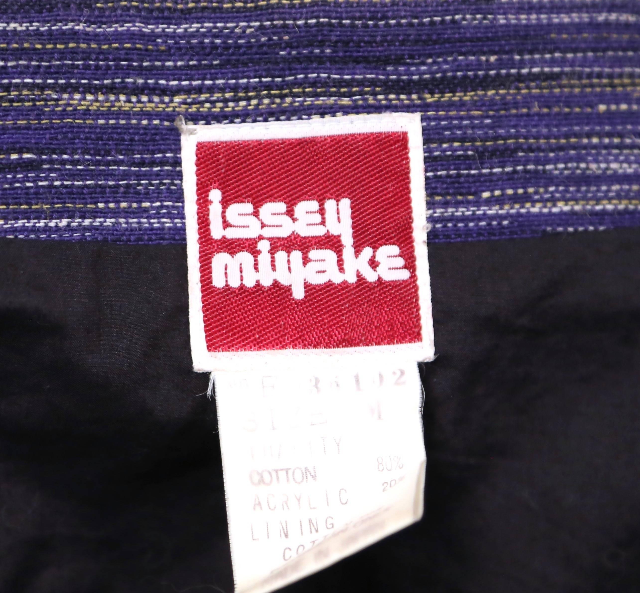 Women's or Men's 1982 ISSEY MIYAKE striped runway jacket