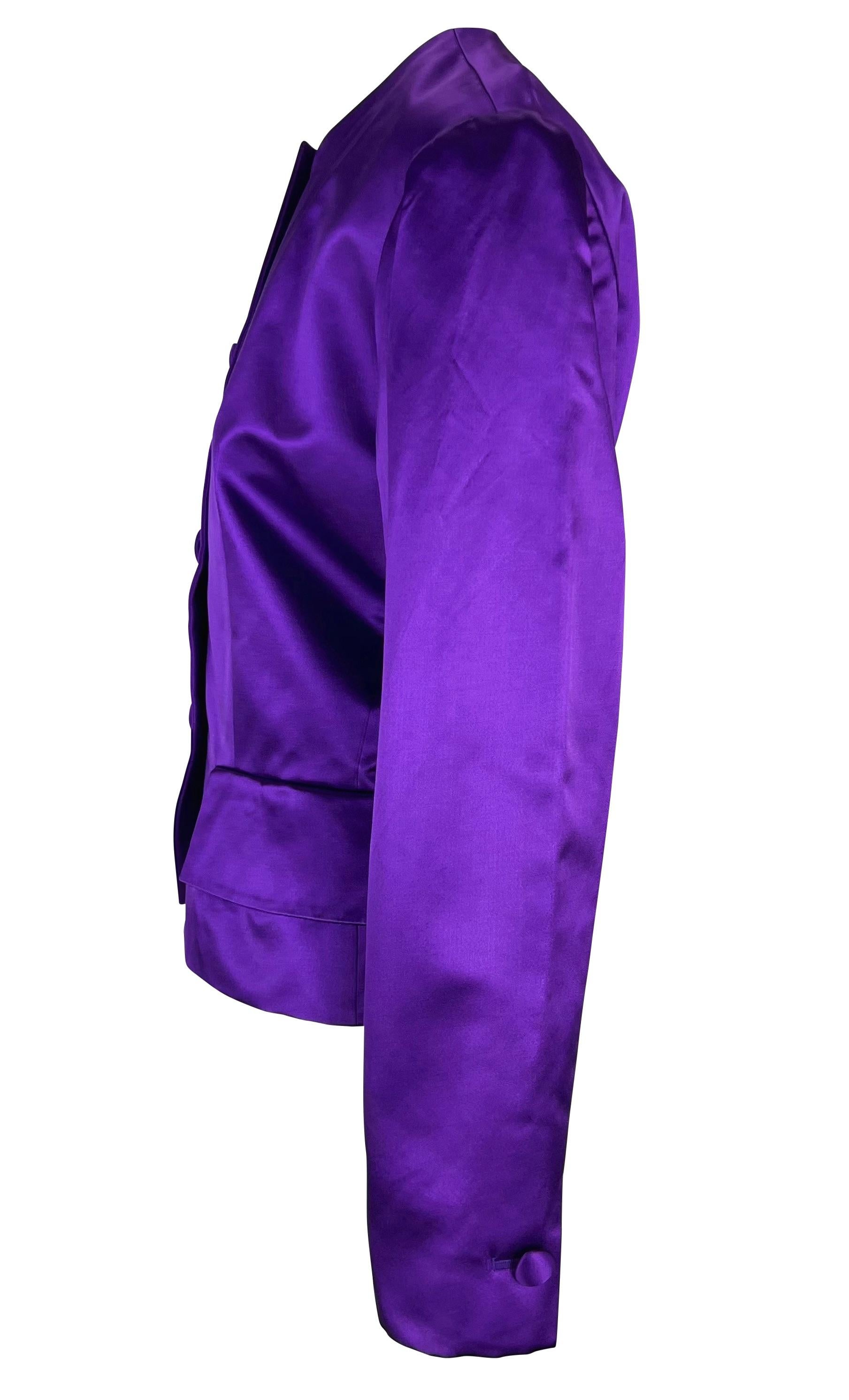 purple dior jacket
