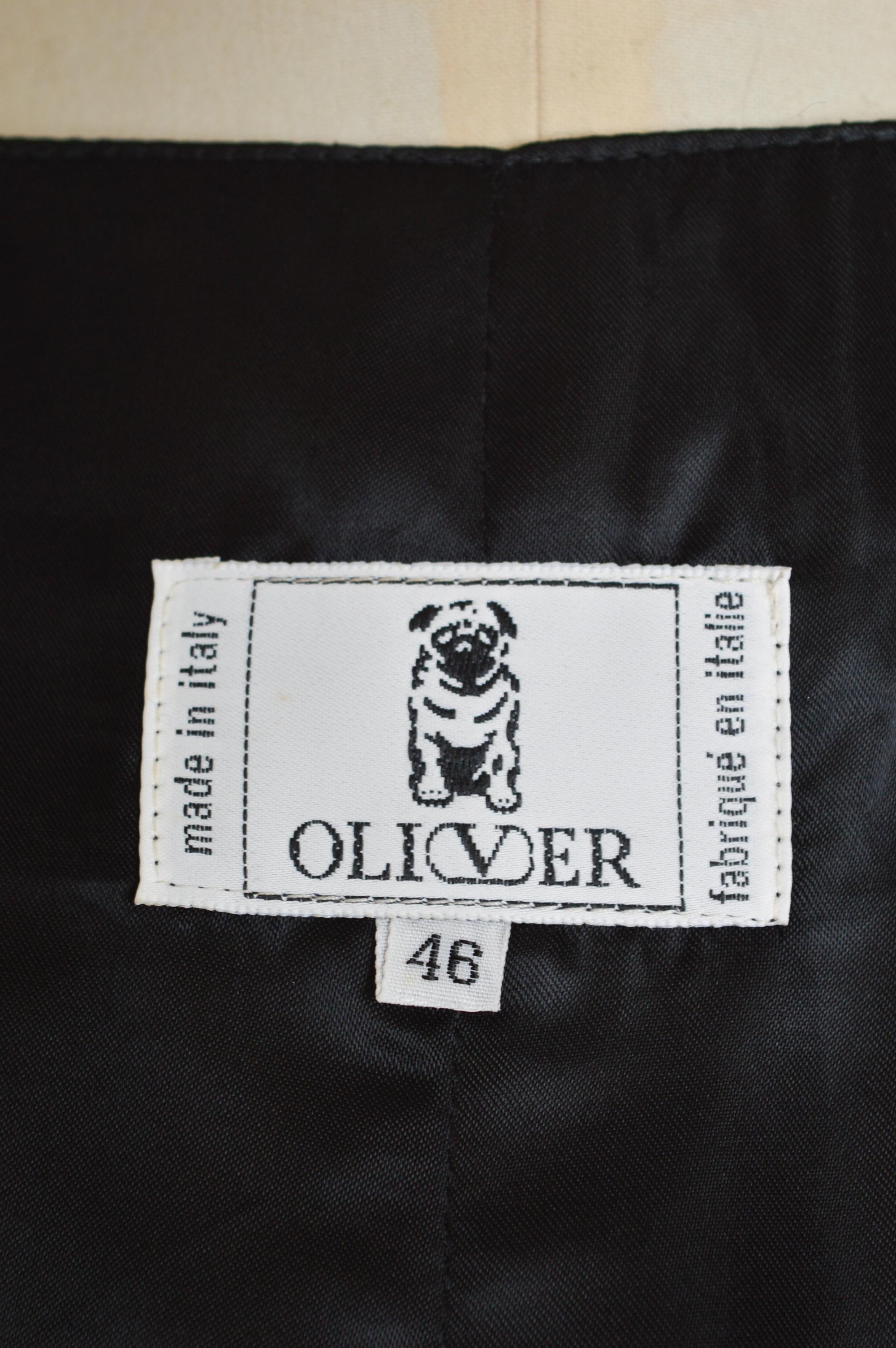 Chaleco de cuero dorado de principios de los 90 VALENTINO Chaleco de etiqueta Oliver - Chaqueta en venta 2