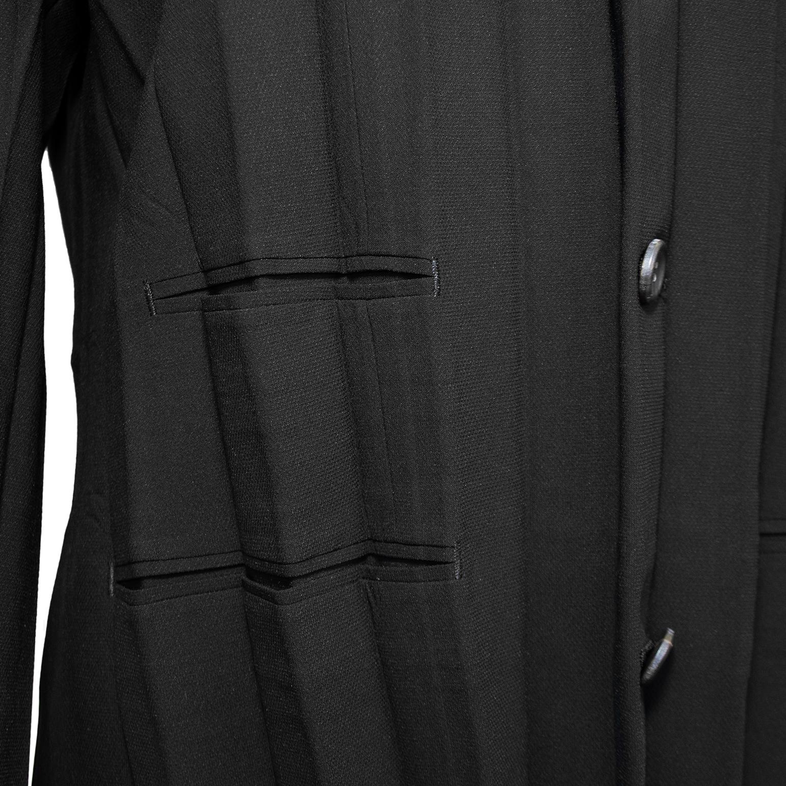 Women's or Men's Early 1990s Issey Miyake Pleated Blazer For Sale