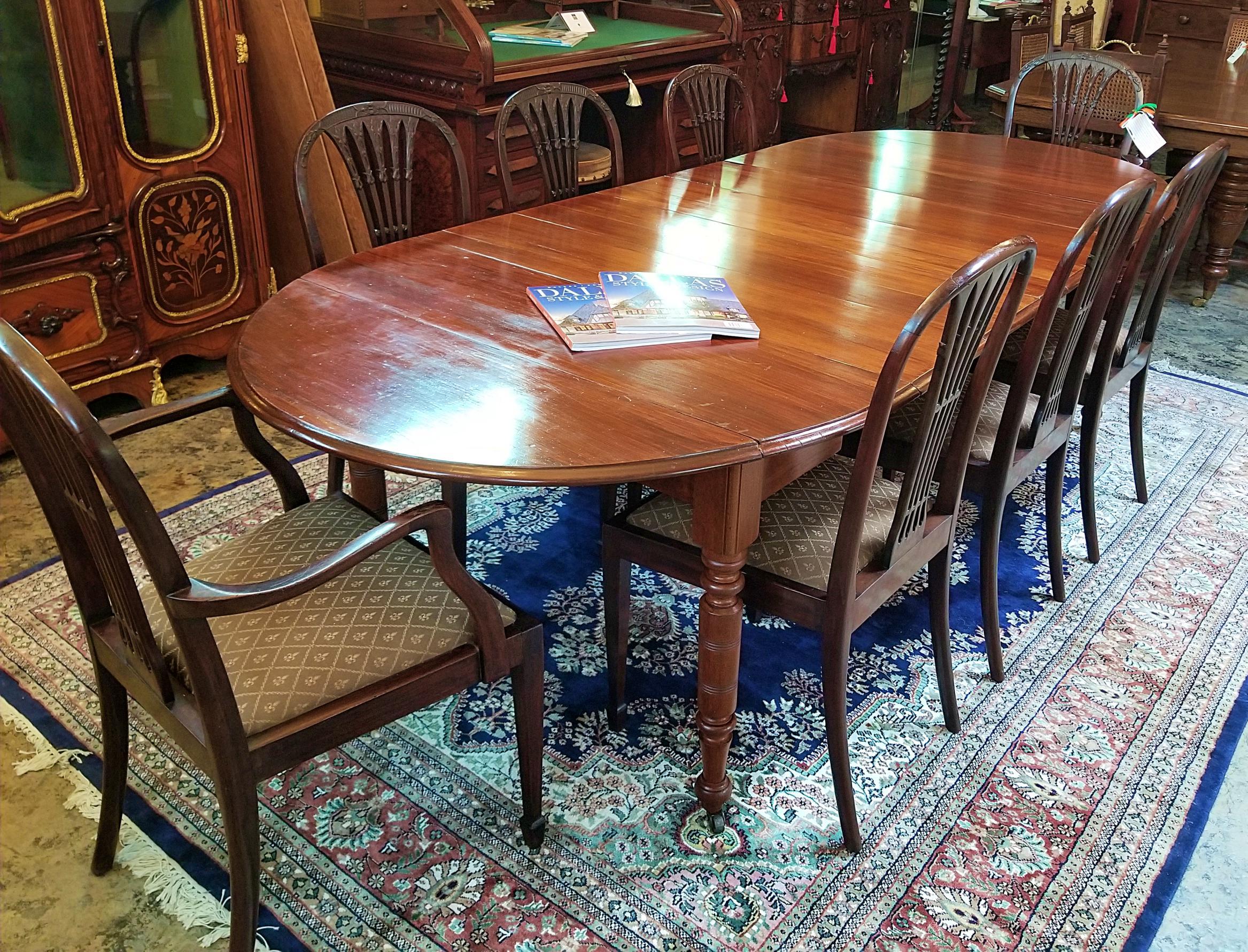Table de salle à manger à rallonge en cerisier américain du début du 19e siècle en vente 5