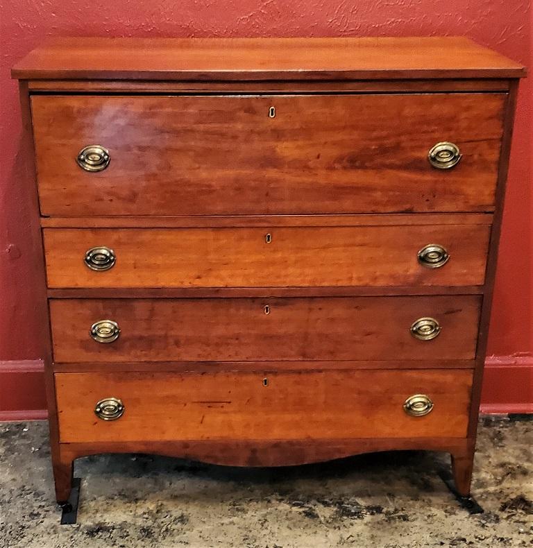 American Hepplewhite Virginian Secretary Chest with Provenance For Sale 13