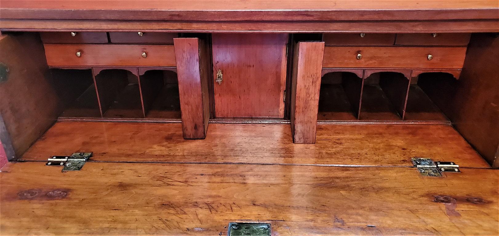 American Hepplewhite Virginian Secretary Chest with Provenance For Sale 3