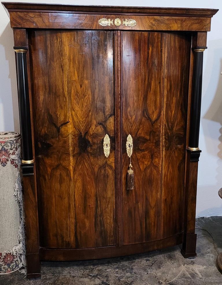 Early 19 C French Empire Armoire Wine Cabinet 7