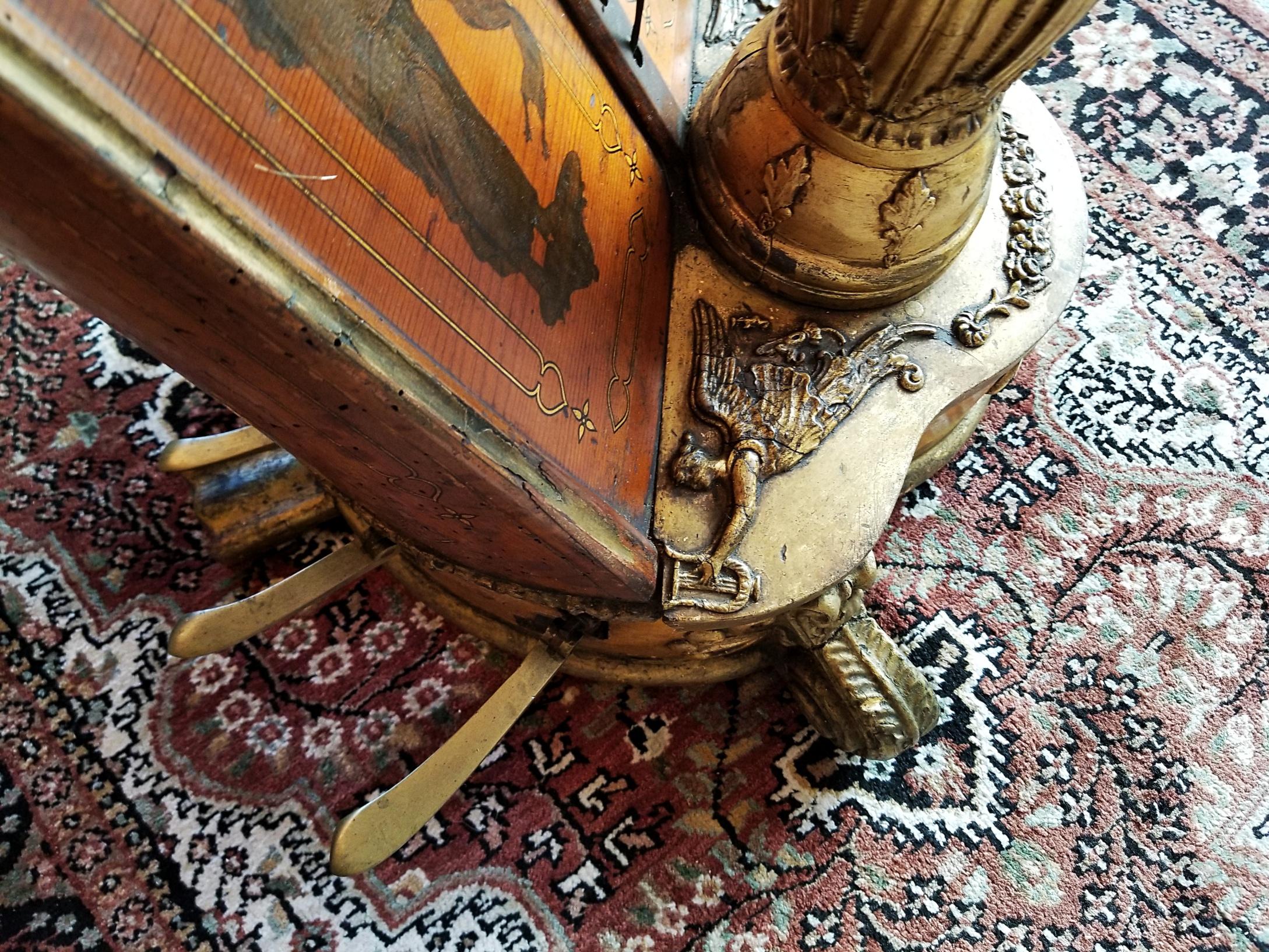Mid 19th Century T. Dodd & Sons London Harp 10