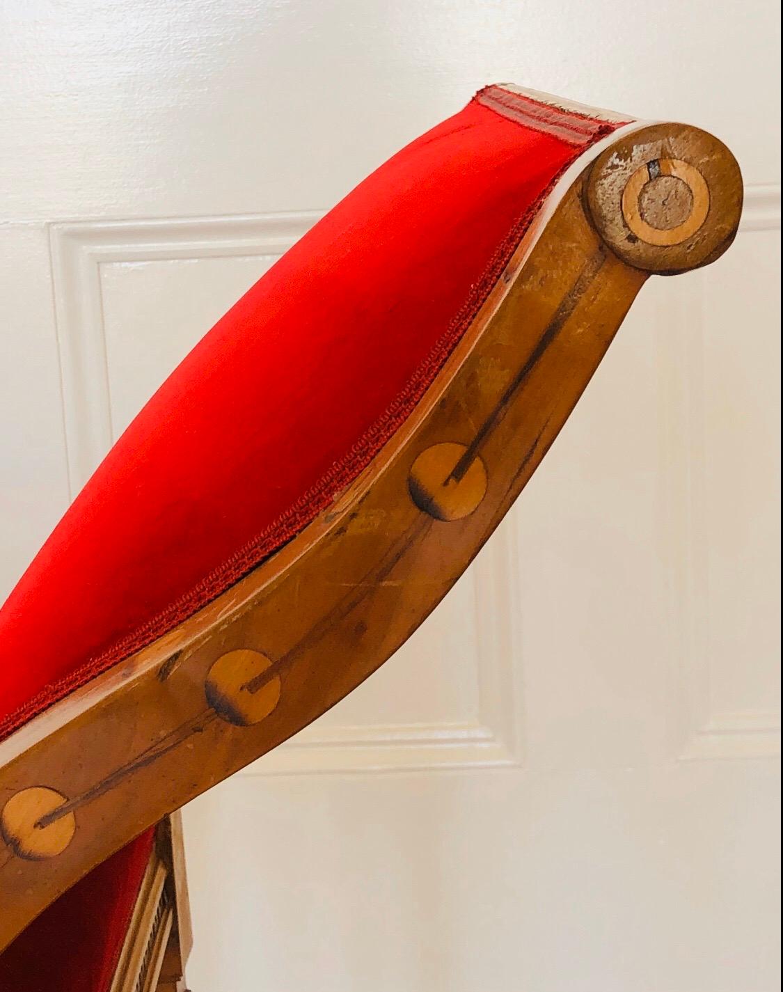 Panca da finestra / letto da giorno Biedermeier austriaco dell'inizio del XIX secolo in vendita 4