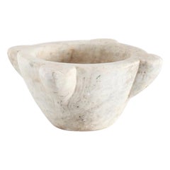 Antique Early 19Th C. Catalan Marble Mortar