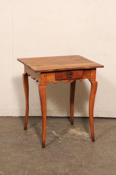 Early 19th C. Charming French Accent Table w/Small Drawer