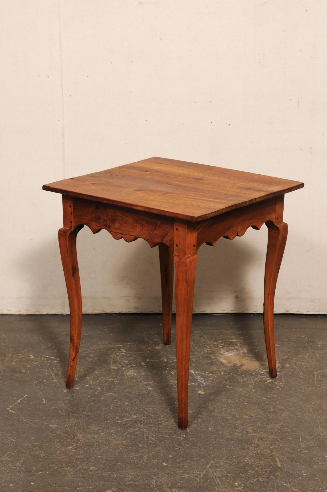 Early 19th C. Charming French Accent Table w/Small Drawer For Sale 1