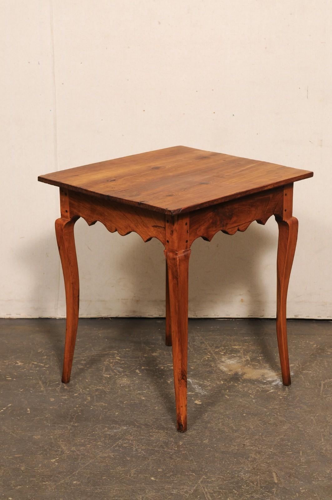 Early 19th C. Charming French Accent Table w/Small Drawer For Sale 3