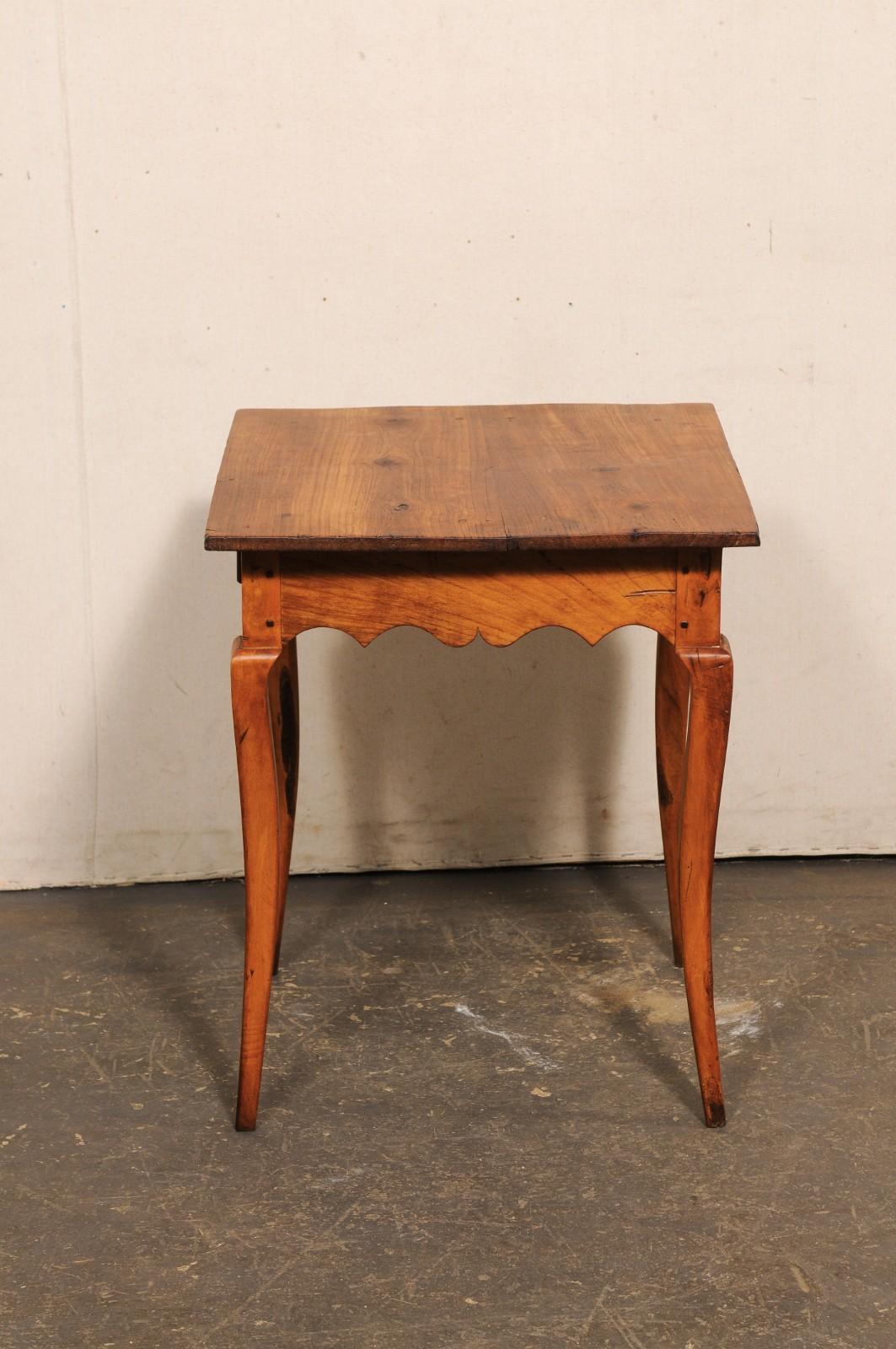 Early 19th C. Charming French Accent Table w/Small Drawer For Sale 4