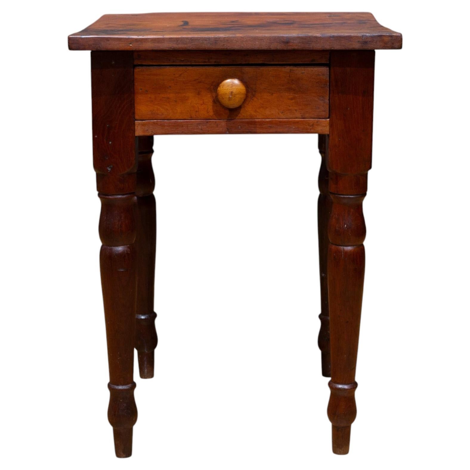 Early 19th c. Cherry Accent/Side Table c.1830 For Sale