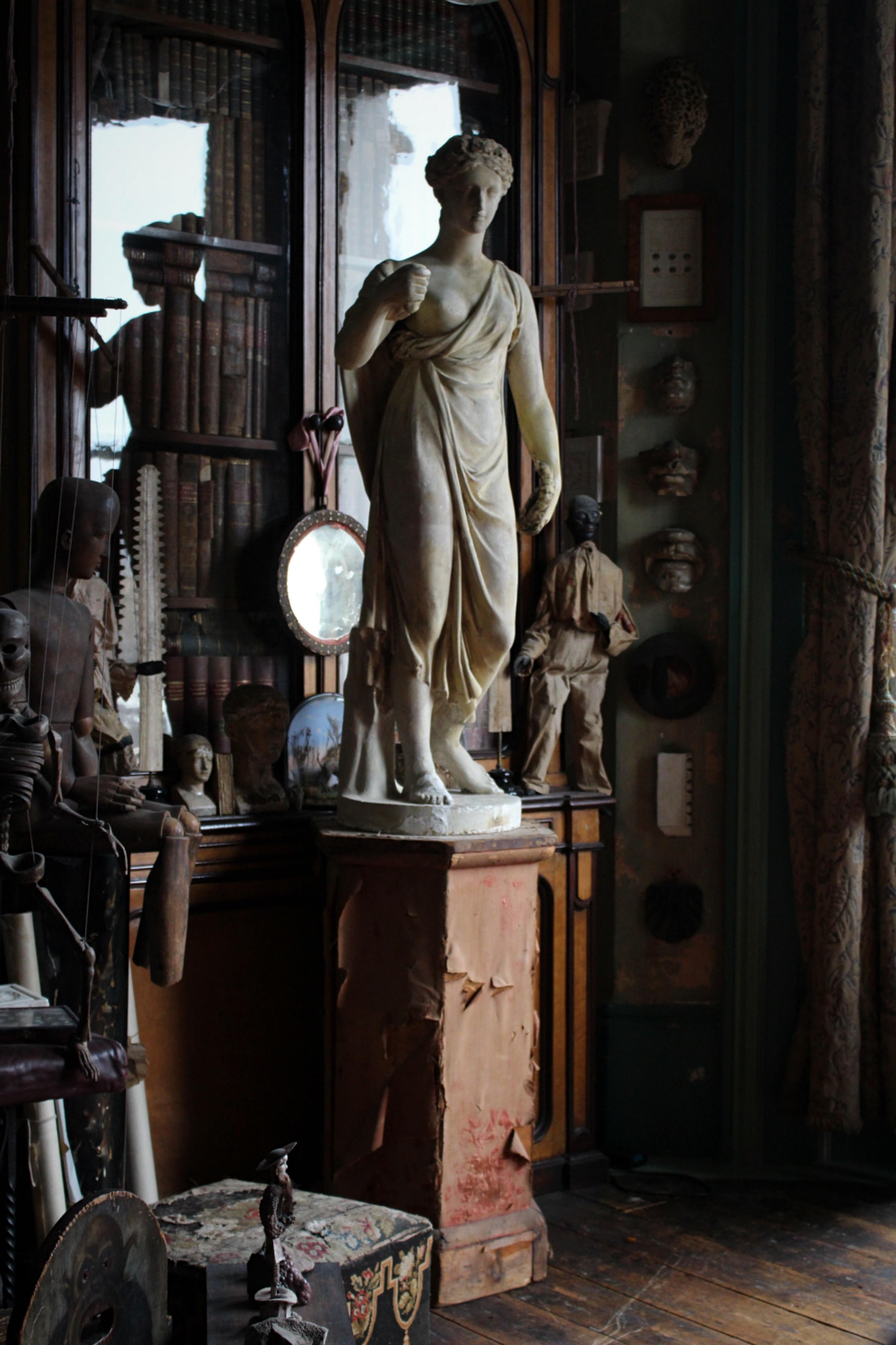 Early 19th C Classical Plaster Sculpture Flora Goddess of Spring Humphrey Hooper For Sale 5