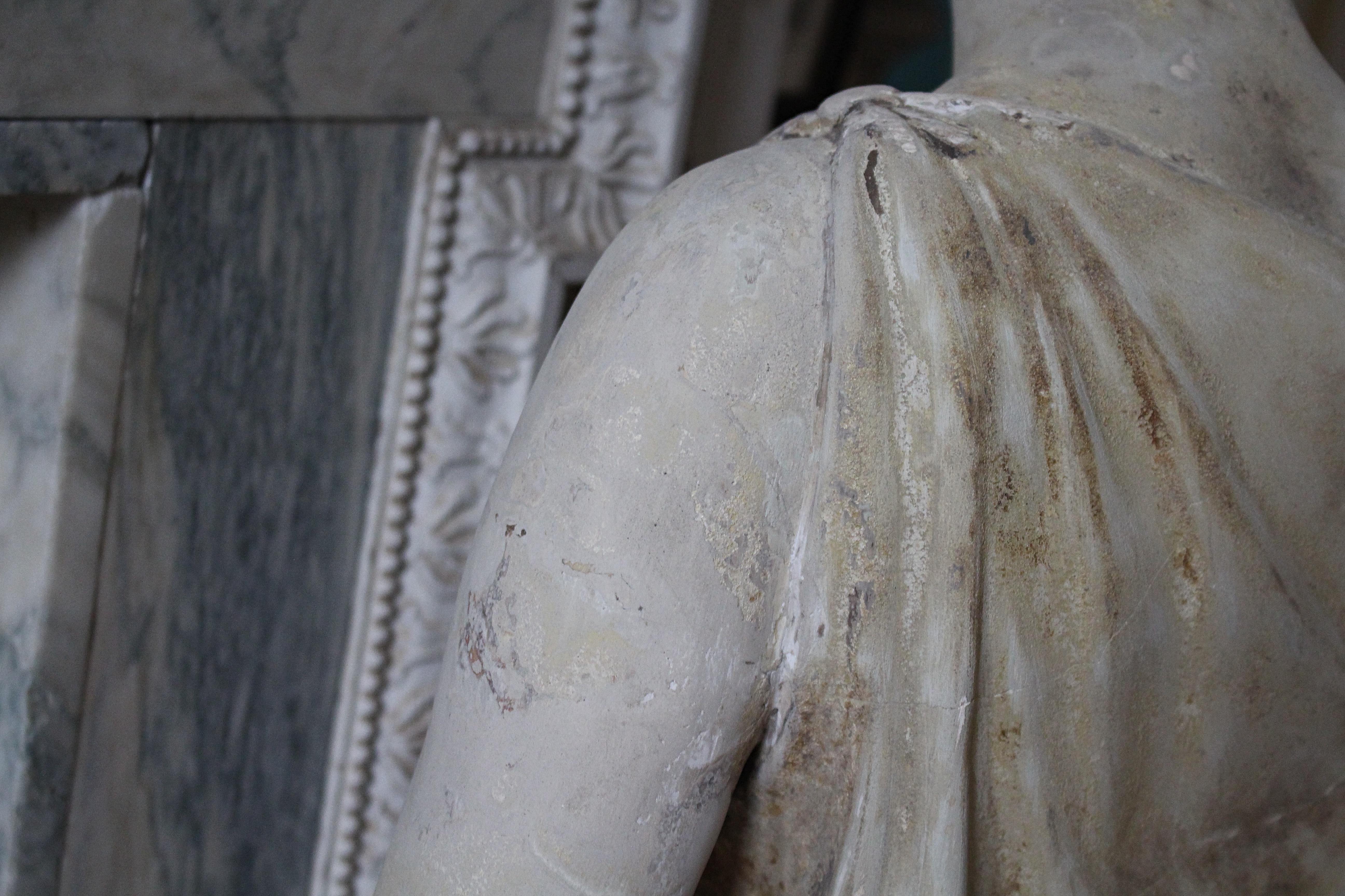 Early 19th C Classical Plaster Sculpture Flora Goddess of Spring Humphrey Hooper For Sale 12