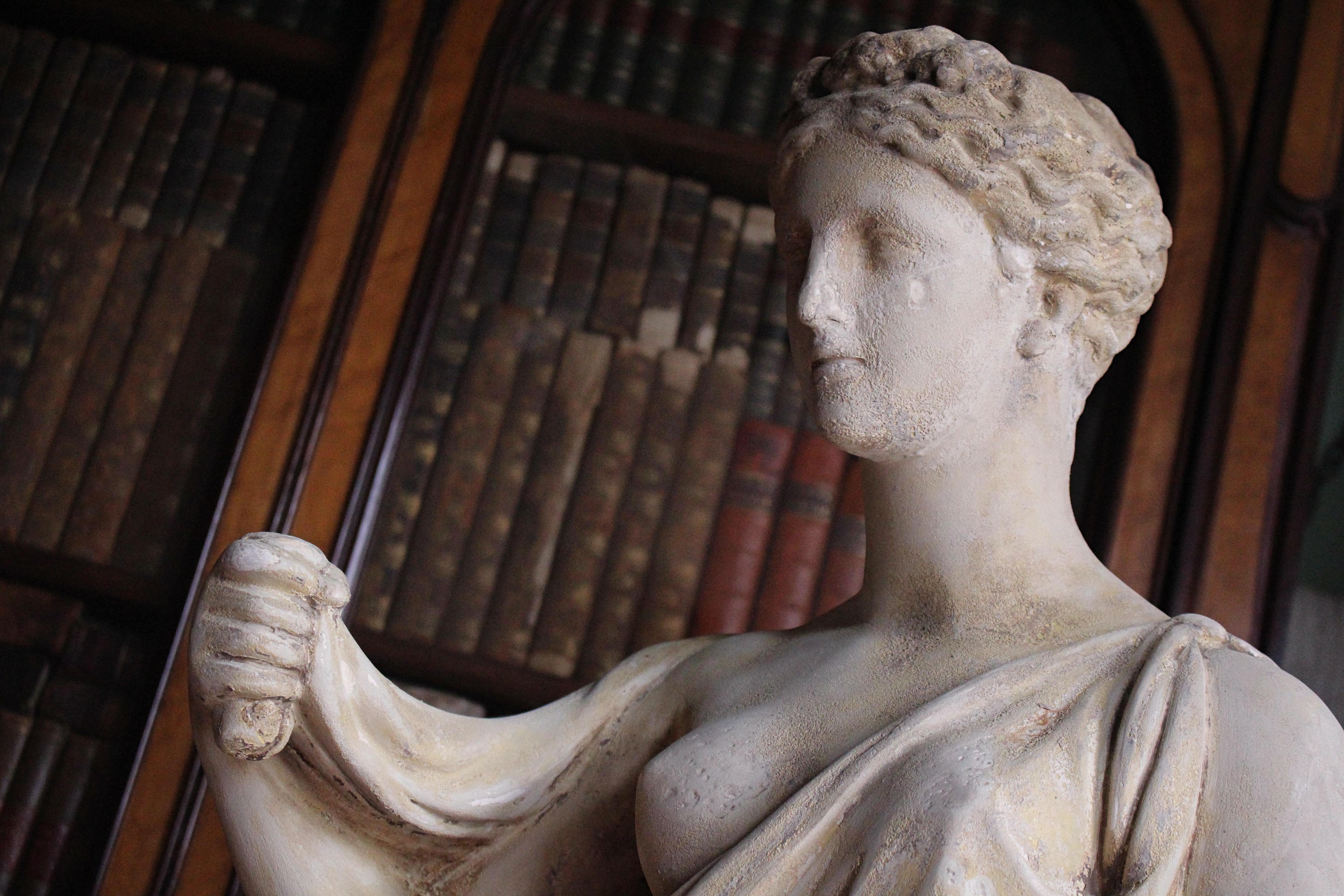 Early 19th C Classical Plaster Sculpture Flora Goddess of Spring Humphrey Hooper In Good Condition For Sale In Lowestoft, GB