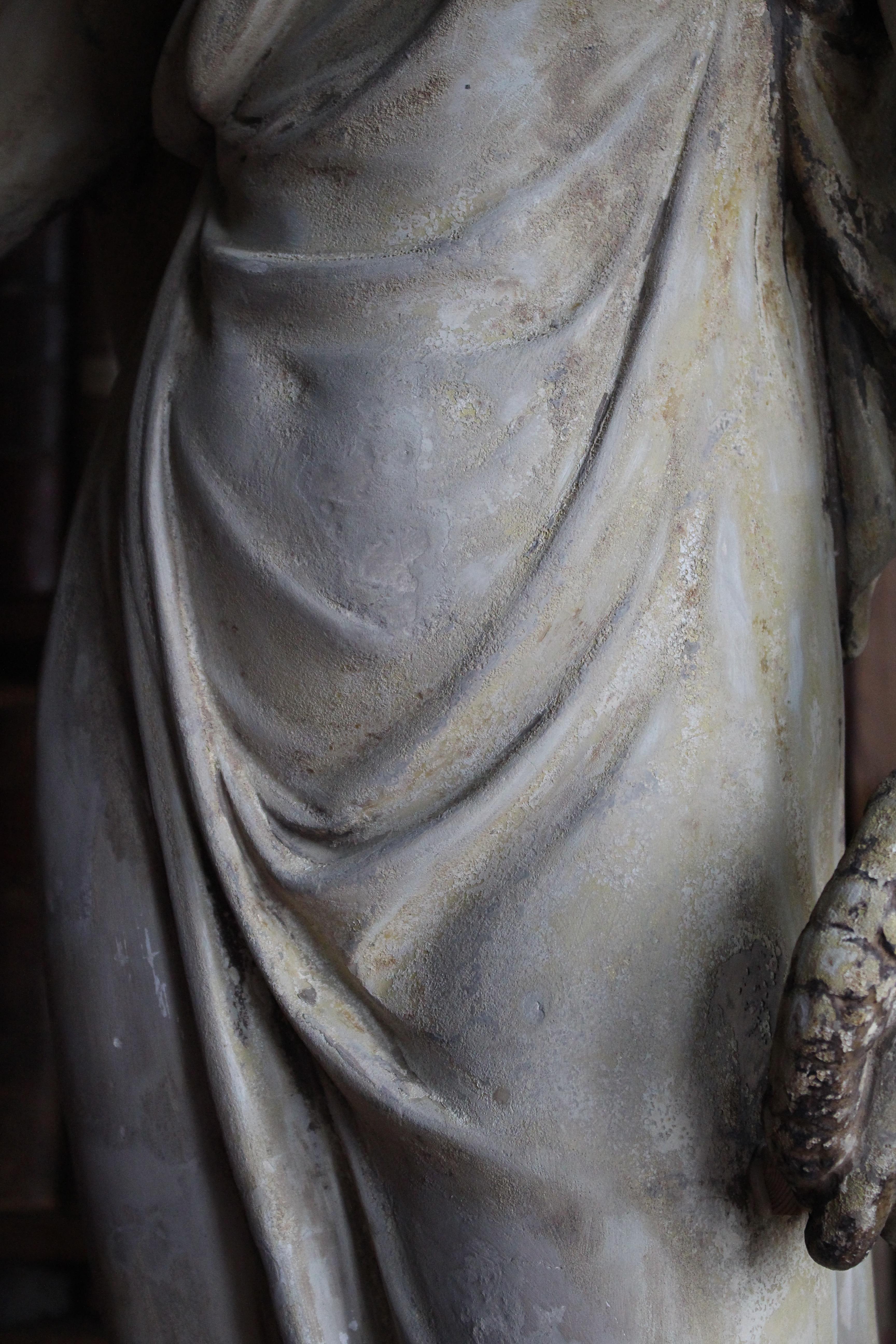 19th Century Early 19th C Classical Plaster Sculpture Flora Goddess of Spring Humphrey Hooper For Sale