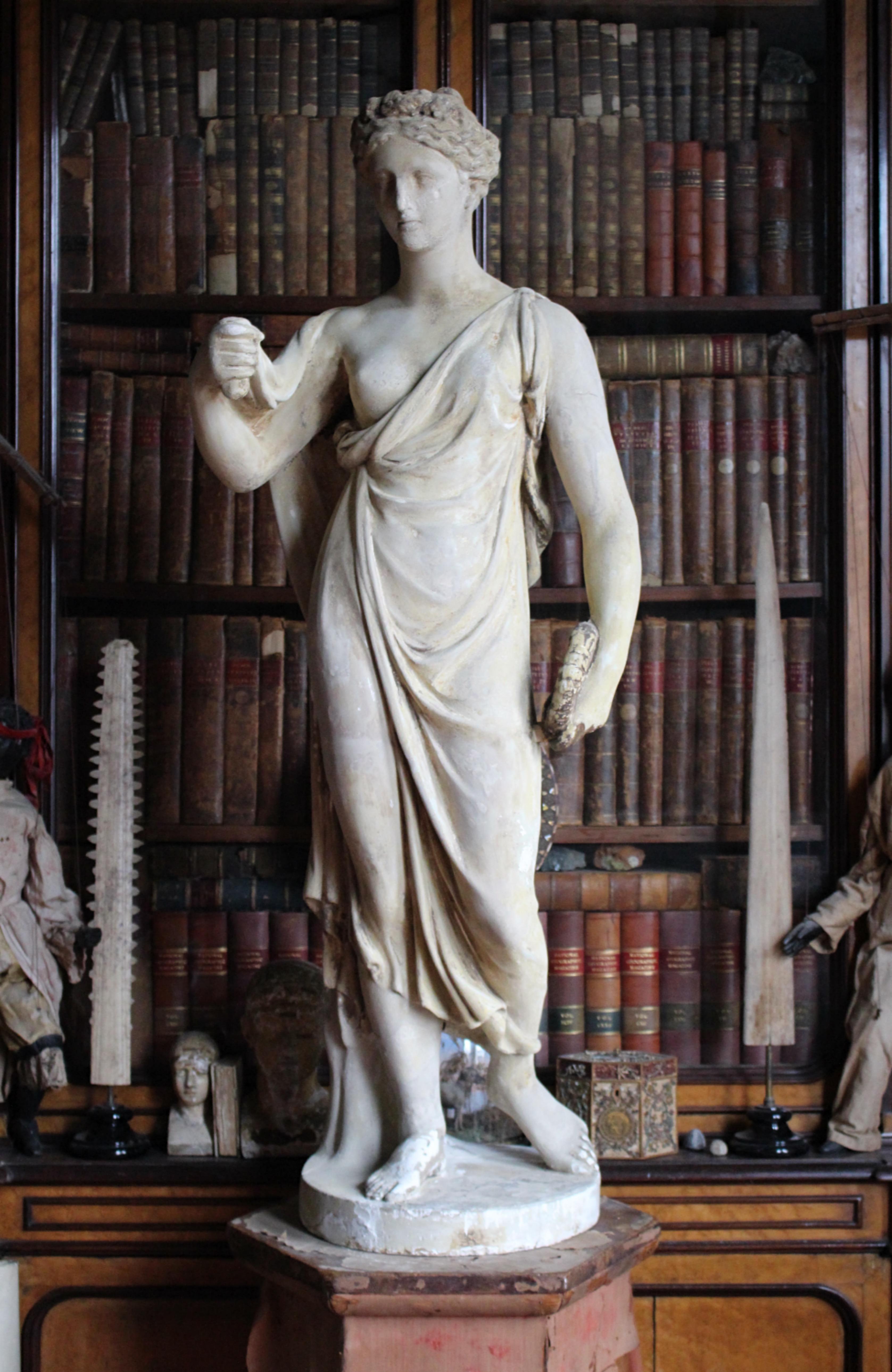 Early 19th C Classical Plaster Sculpture Flora Goddess of Spring Humphrey Hooper For Sale 3