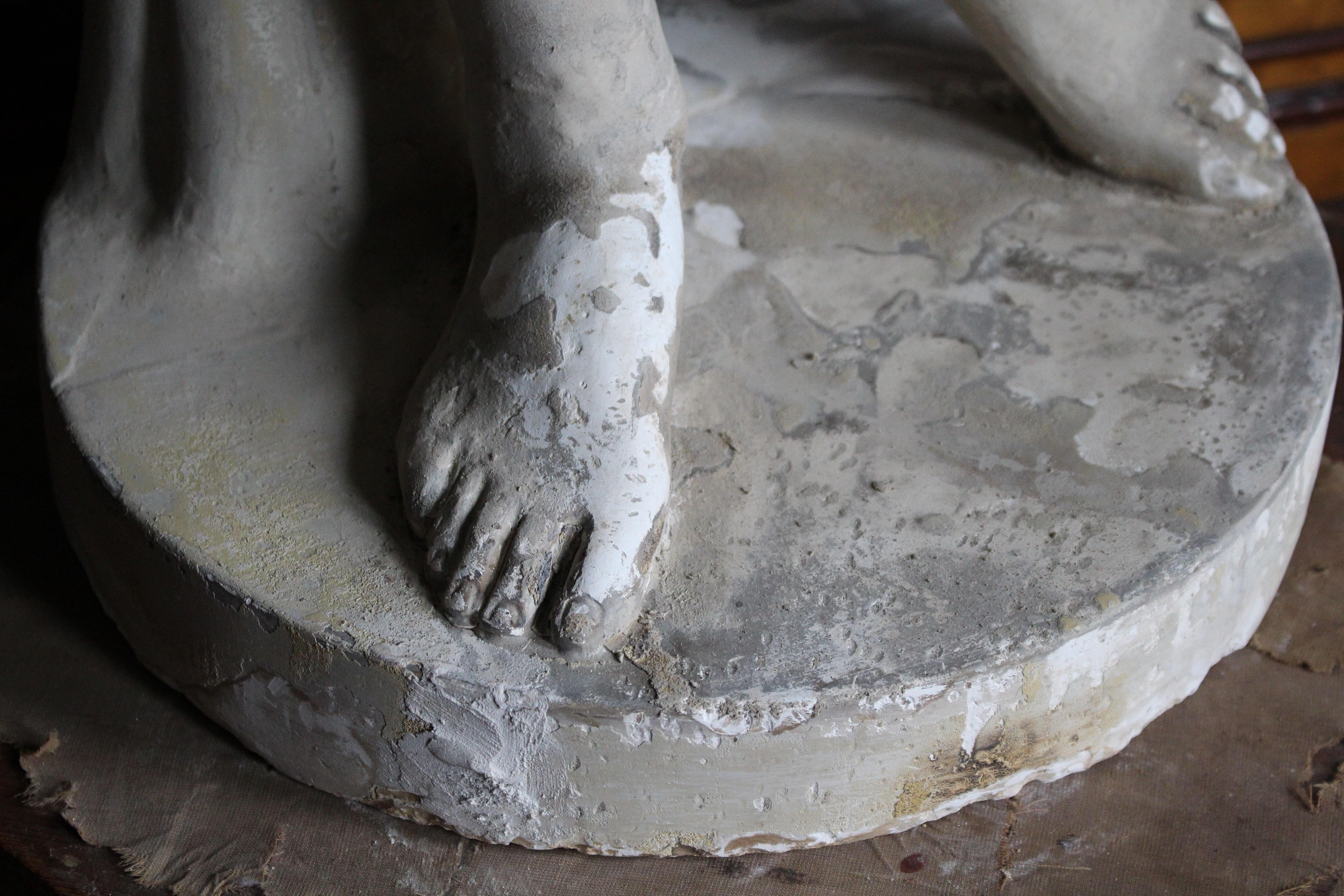 Early 19th C Classical Plaster Sculpture Flora Goddess of Spring Humphrey Hooper For Sale 4