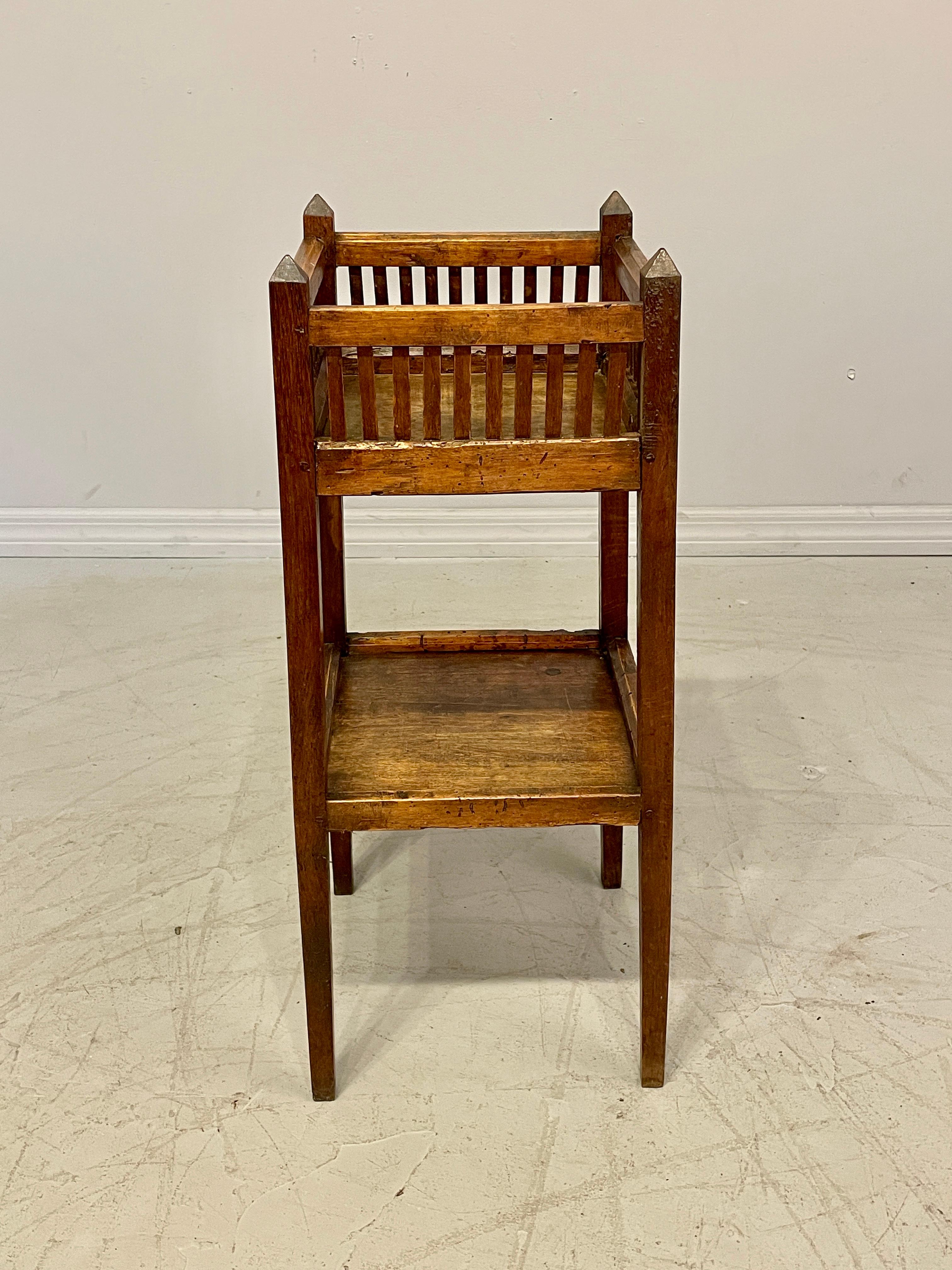 European Early 19th c. Country French Two Tiers Side Table For Sale