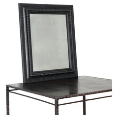 Early 19th C. Ebonised Tuscan Ripple Mirror
