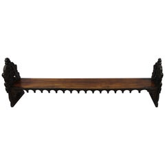 Début du 19ème siècle. Support de table d'autel ecclésiastique en bois de rose